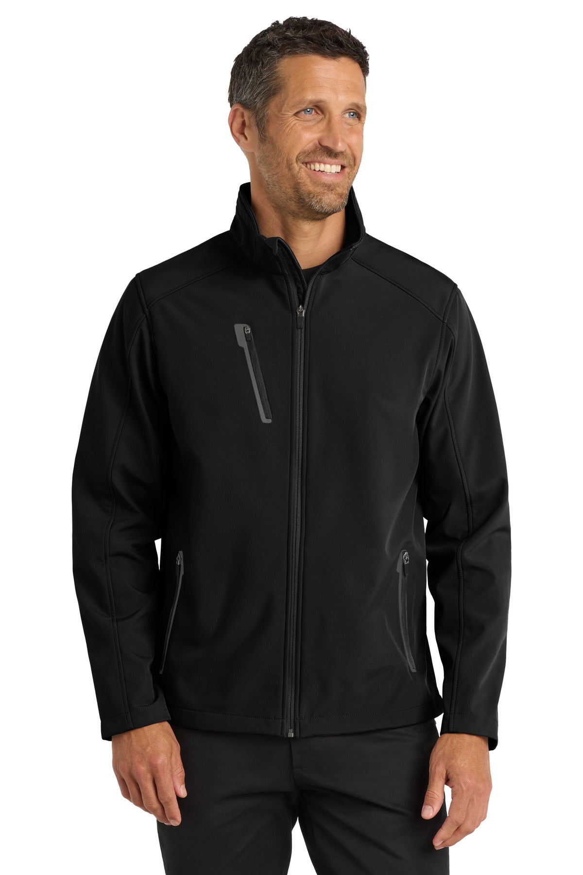 Port Authority Welded Soft Shell Jacket. J324 - Black