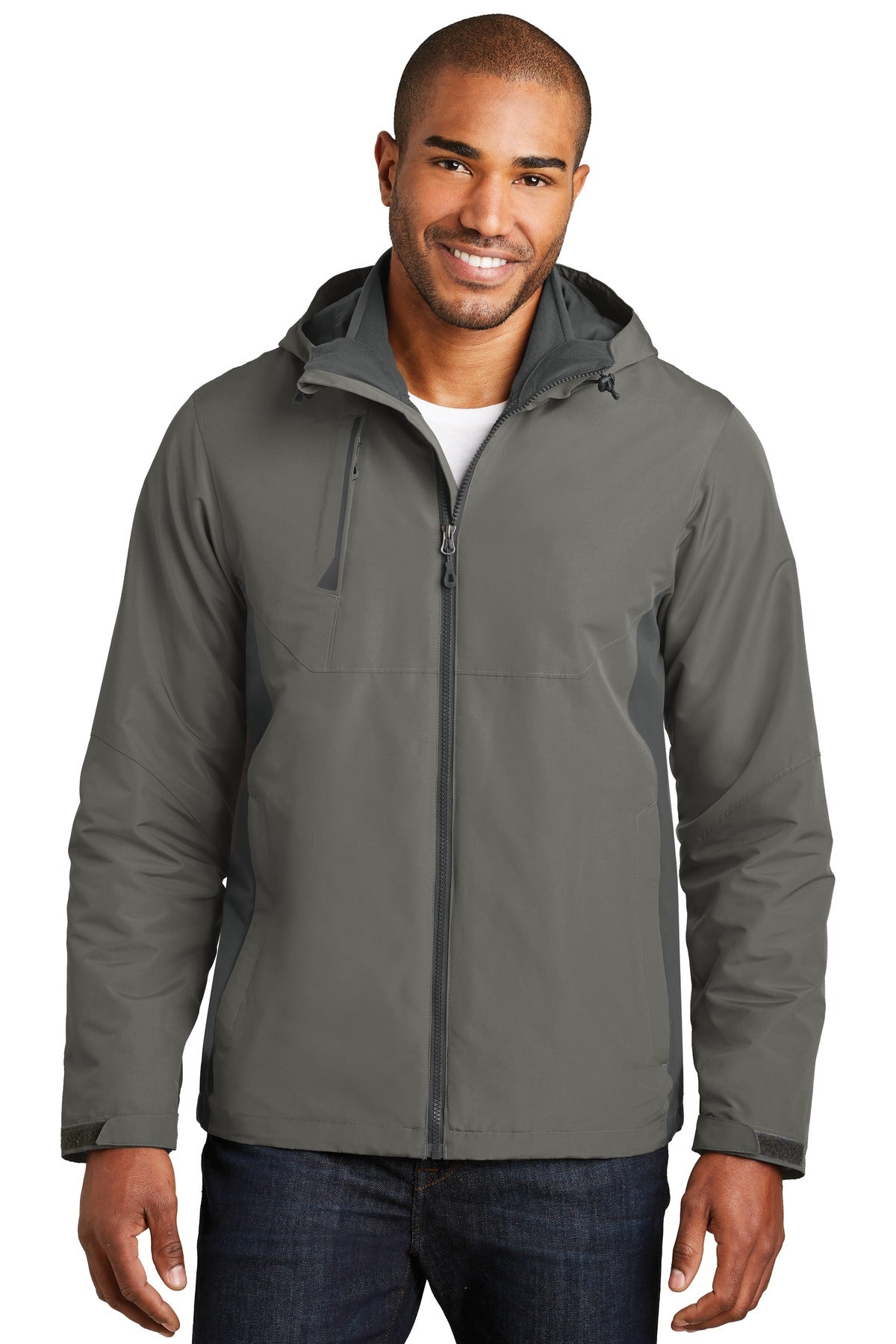 Port Authority Merge 3-in-1 Jacket. J338 - Rogue Grey/ Grey Steel