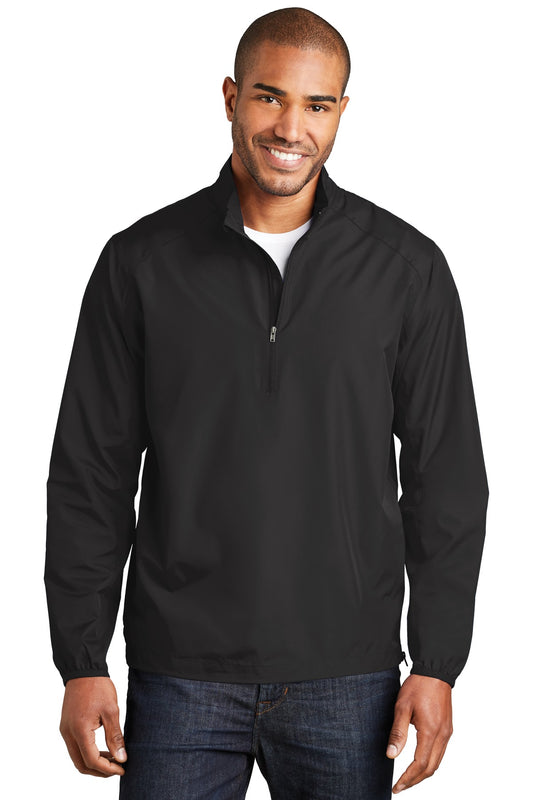 Port Authority Zephyr 1/2-Zip Pullover. J343 - Black
