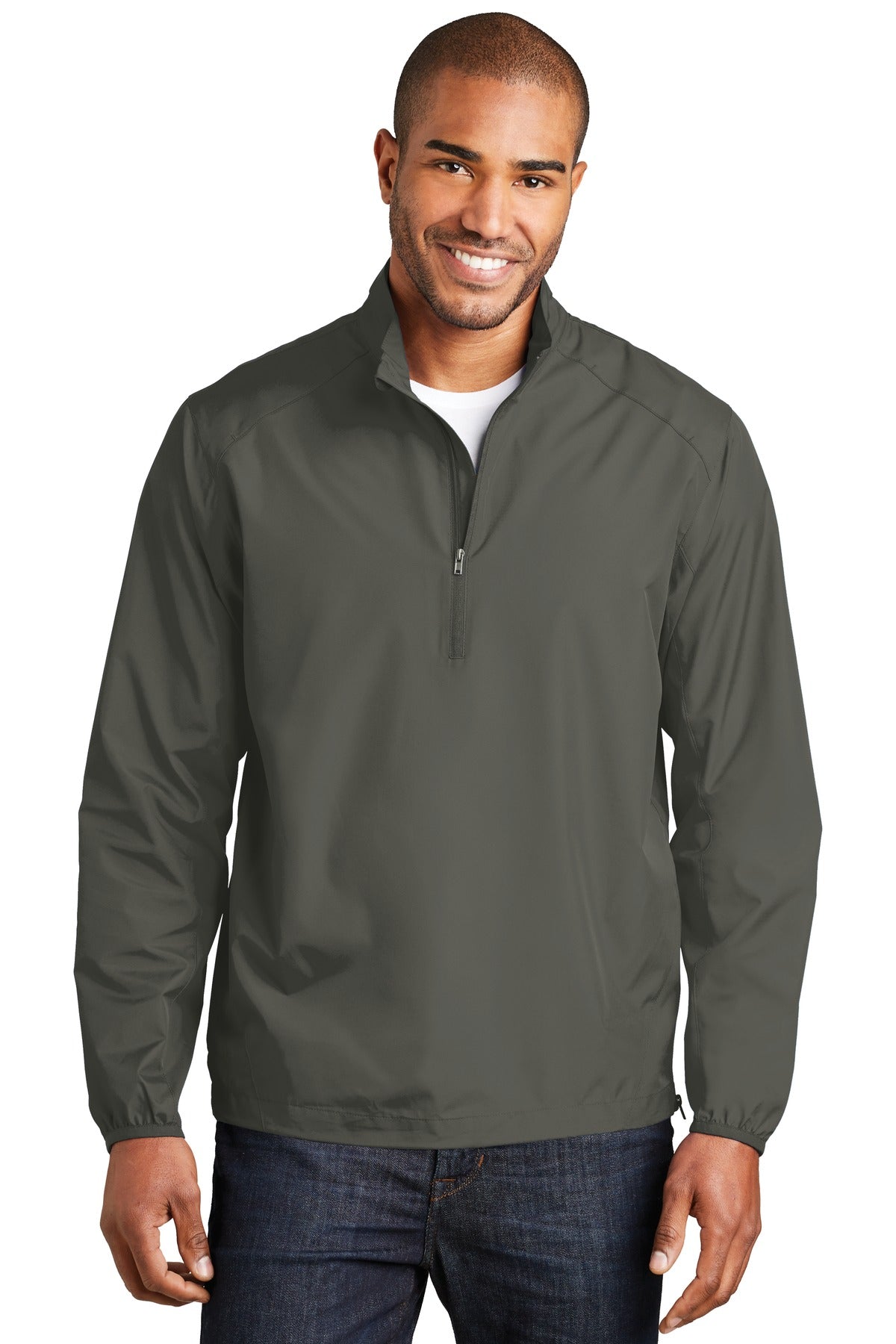Port Authority Zephyr 1/2-Zip Pullover. J343 - Grey Steel