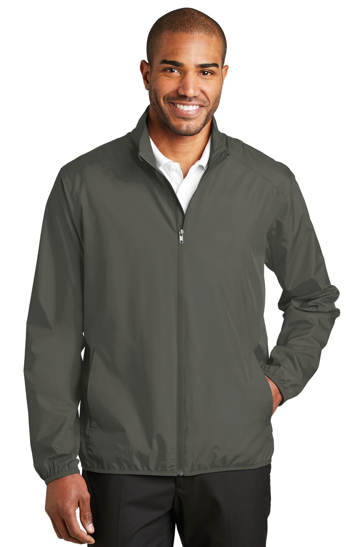 Port Authority Zephyr Full-Zip Jacket. J344 - Grey Steel