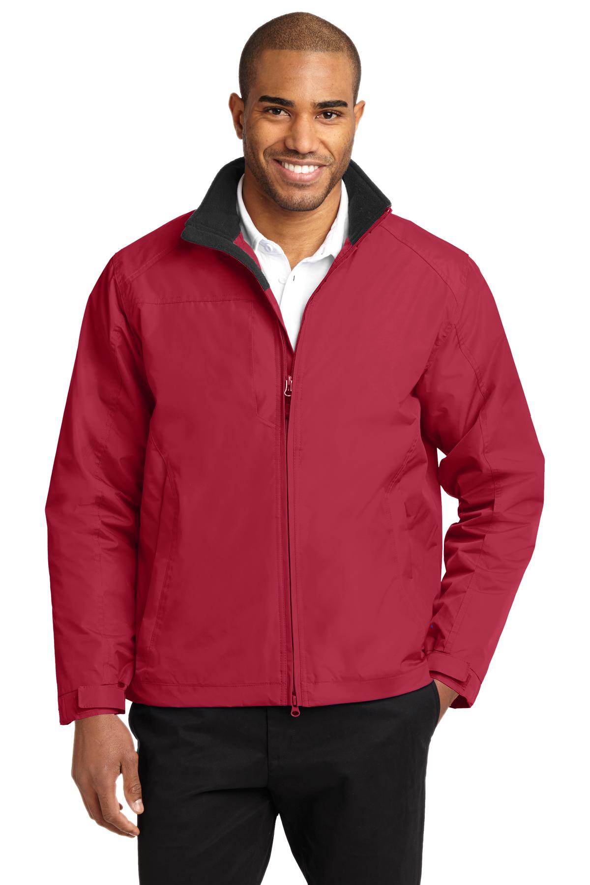 Port Authority Challenger II Jacket. J354 - True Red/ True Black