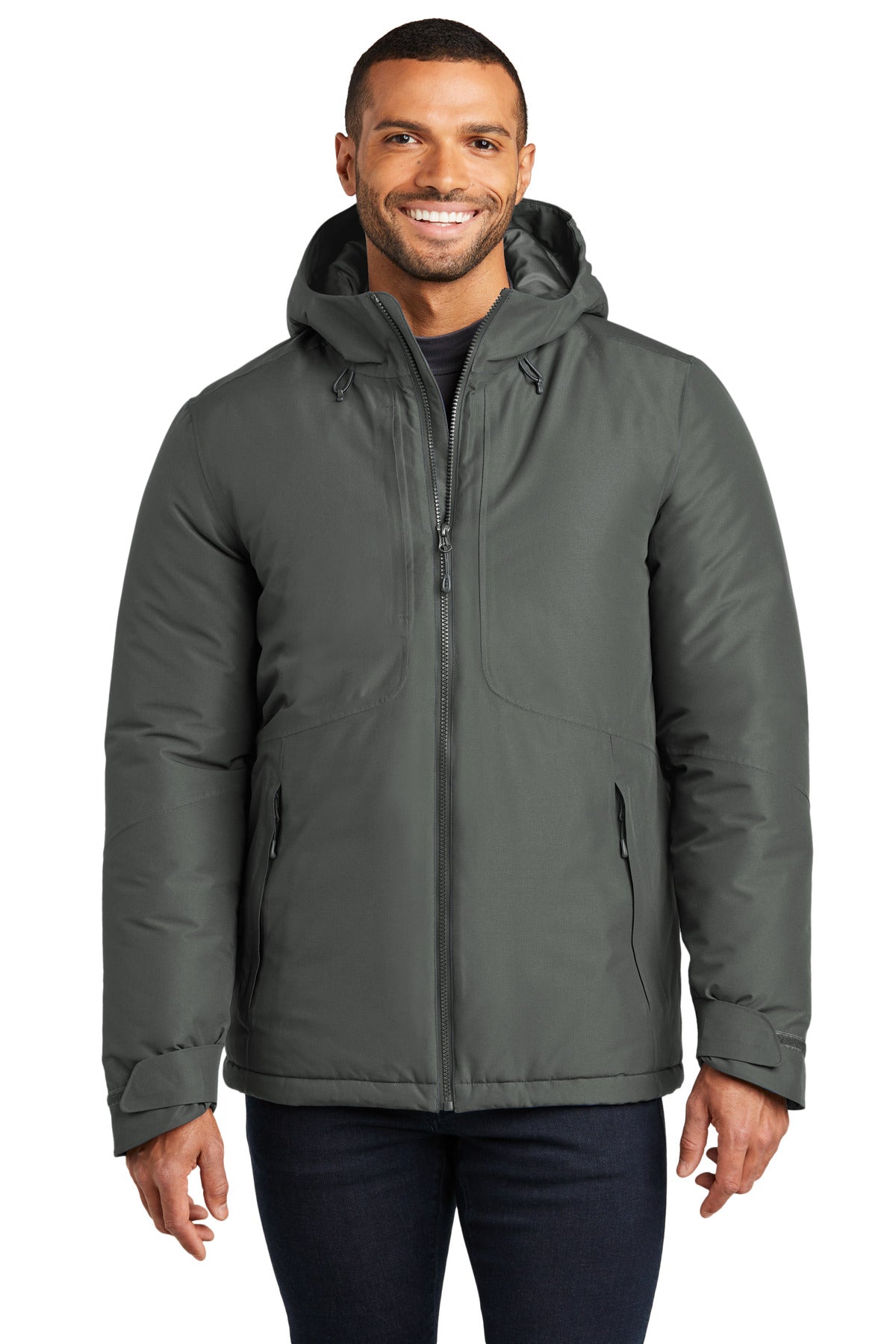Port Authority Venture Waterproof Insulated Jacket J362 - Grey Smoke
