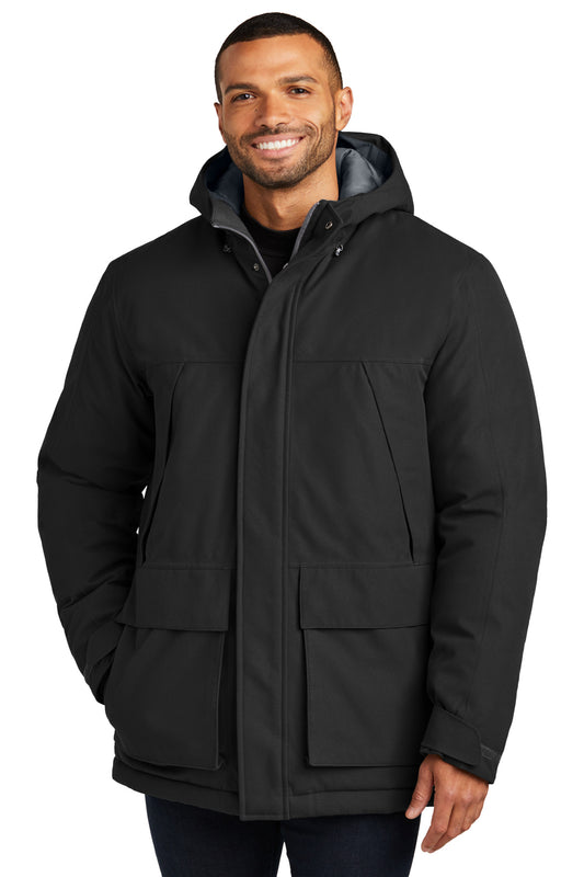 Port Authority Latitude Waterproof Heavyweight Parka J363 - Deep Black