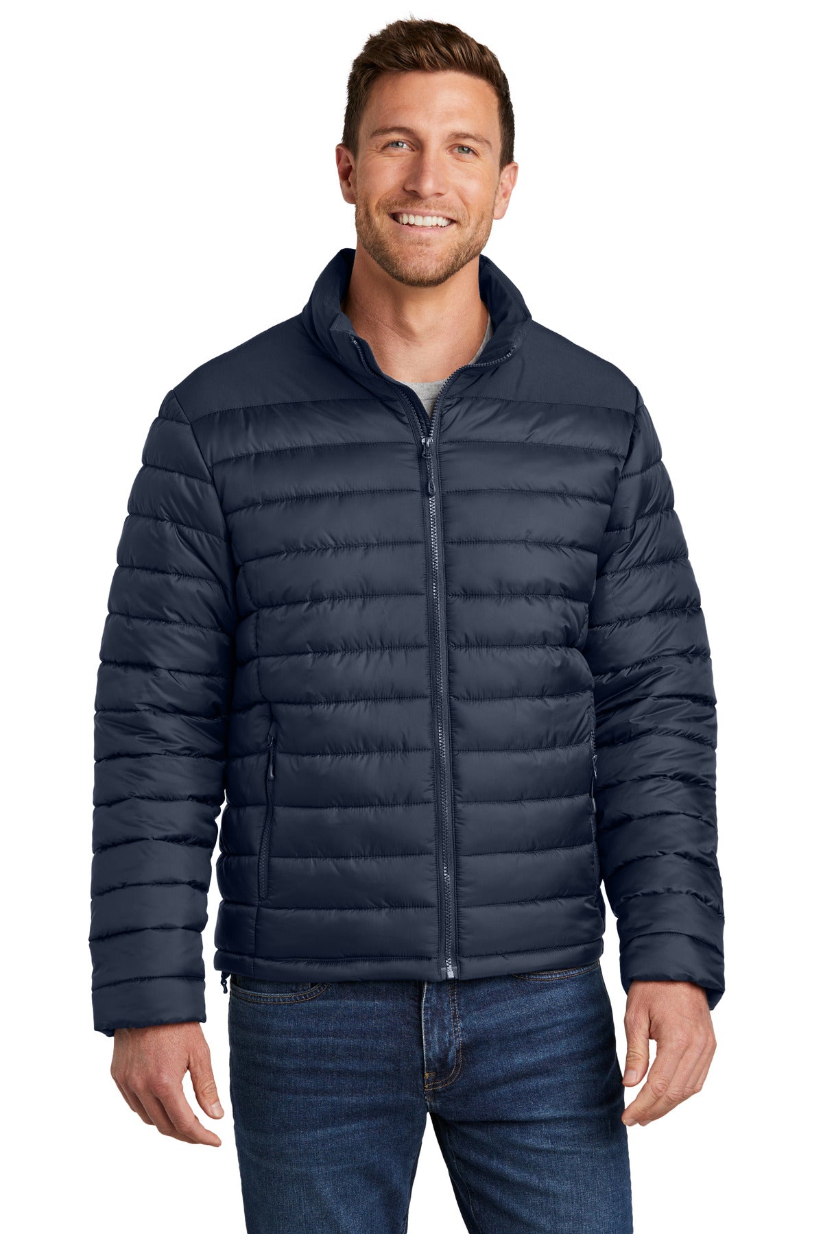 Port Authority Horizon Puffy Jacket J364 - Dress Blue Navy