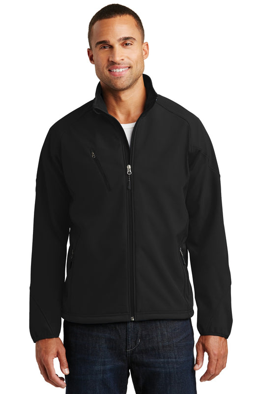 Port Authority Textured Soft Shell Jacket. J705 - Black