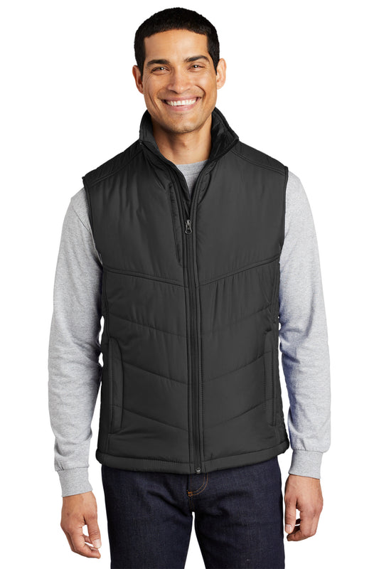 Port Authority Puffy Vest. J709 - Black/ Black