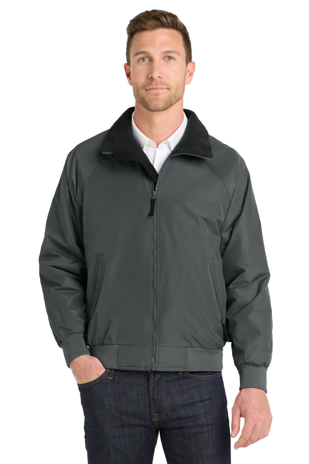 Port Authority Challenger Jacket. J754 - Steel Grey/ True Black