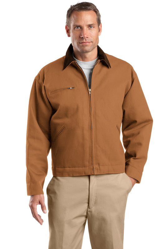 CornerStone Tall Duck Cloth Work Jacket. TLJ763 - Duck Brown