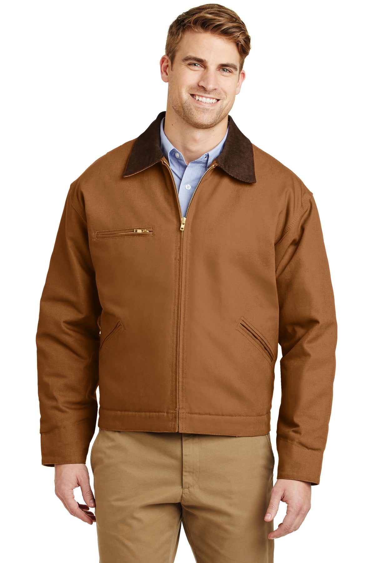 CornerStone - Duck Cloth Work Jacket.  J763 - Duck Brown