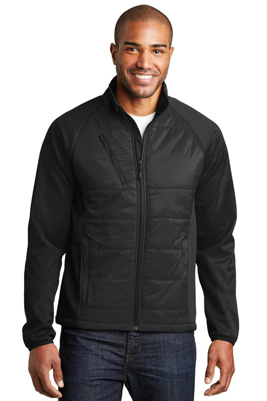 Port Authority Hybrid Soft Shell Jacket. J787 - Deep Black