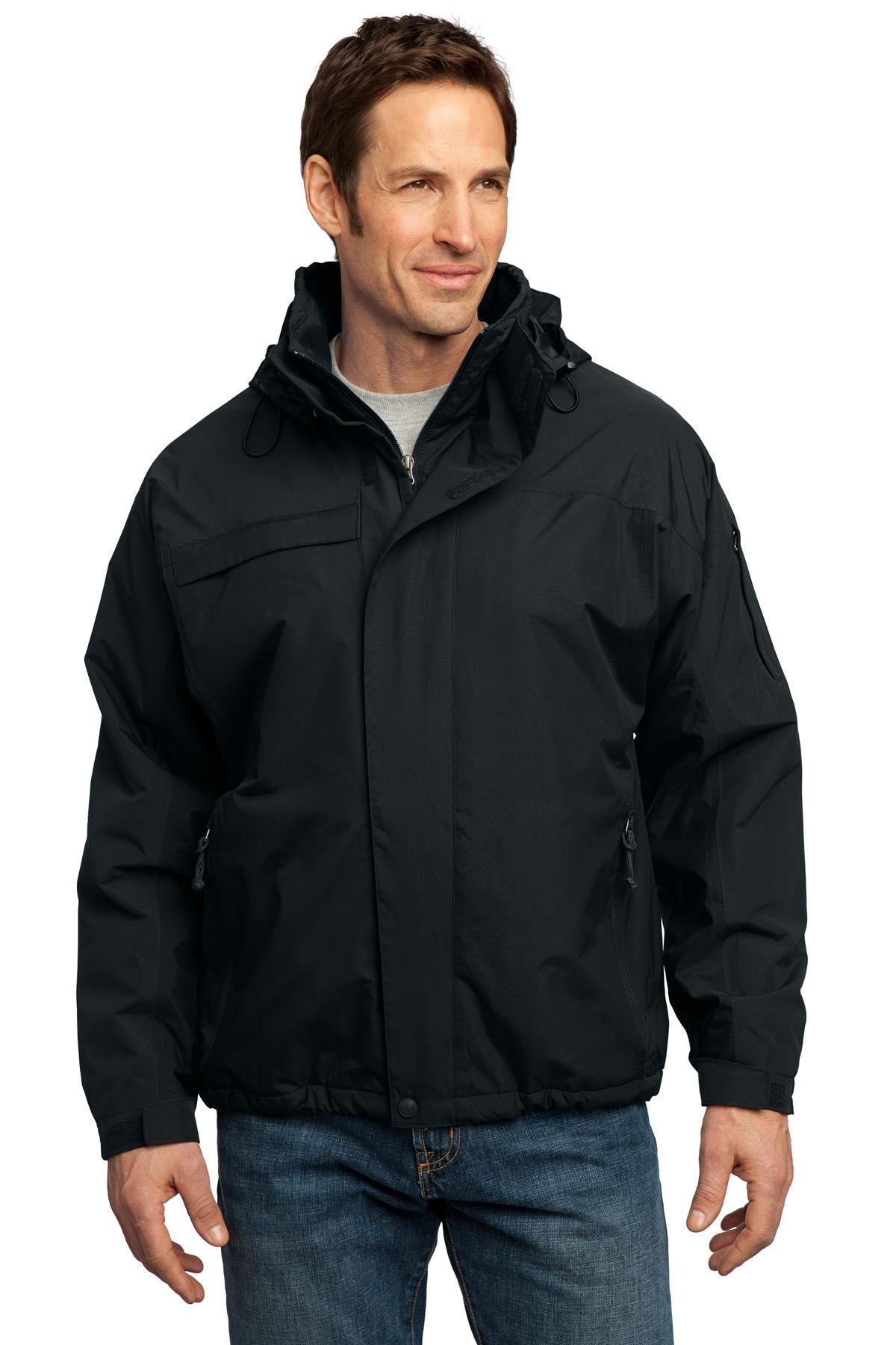 Port Authority Tall Nootka Jacket. TLJ792 - Black/ Black