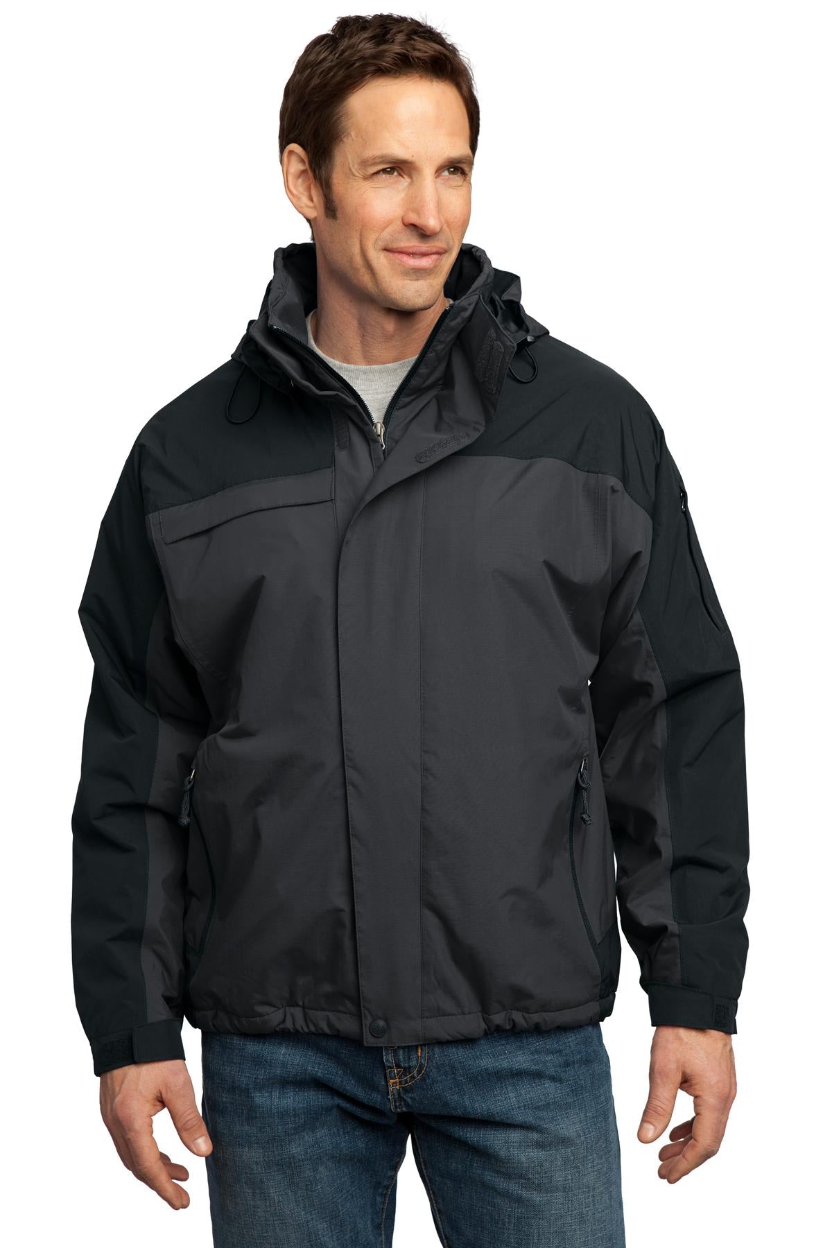 Port Authority Tall Nootka Jacket. TLJ792 - Graphite/ Black