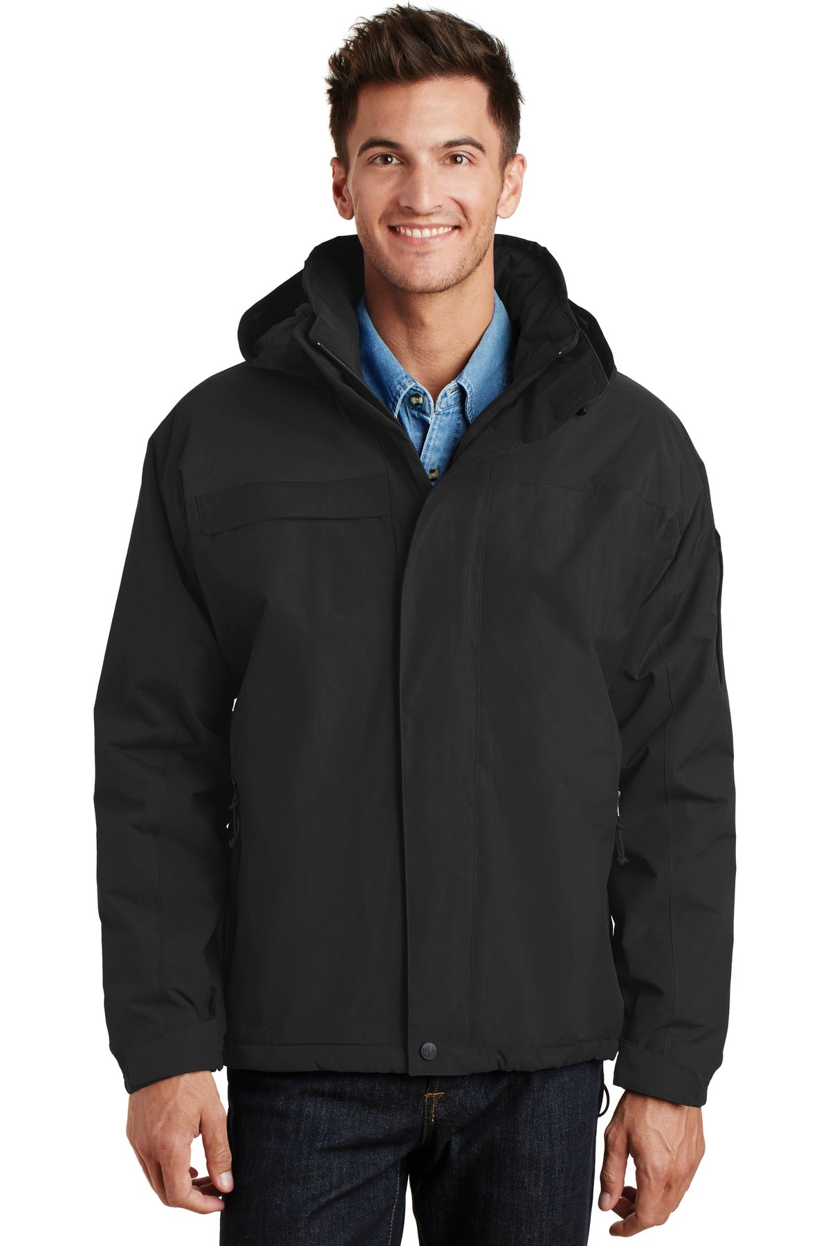 Port Authority Nootka Jacket.  J792 - Black/ Black