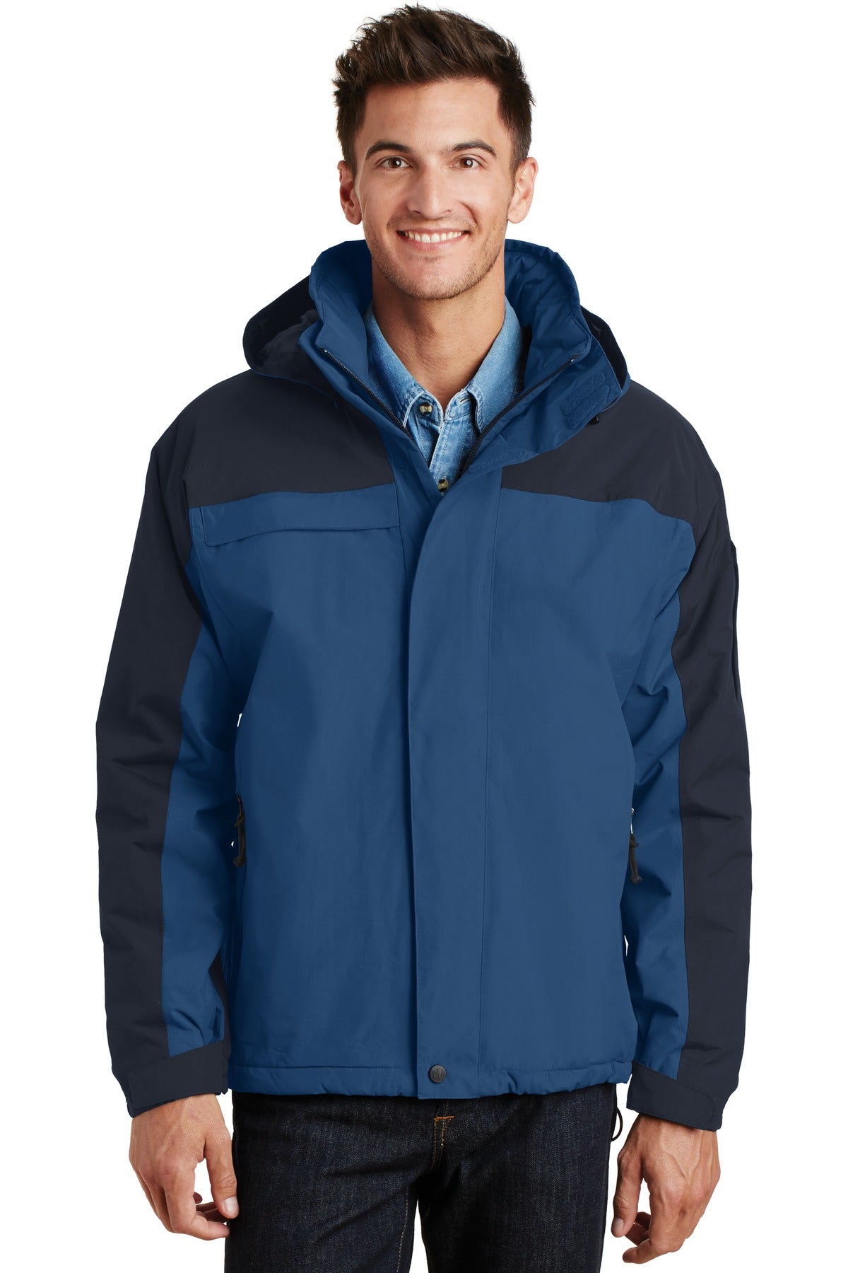 Port Authority Nootka Jacket.  J792 - Regatta Blue/ Navy