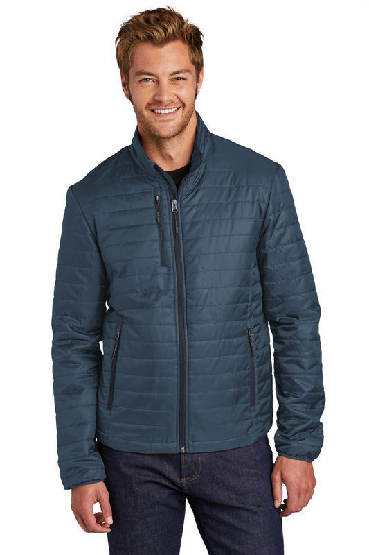 Port Authority  Packable Puffy Jacket J850 - Regatta Blue/ River Blue Navy