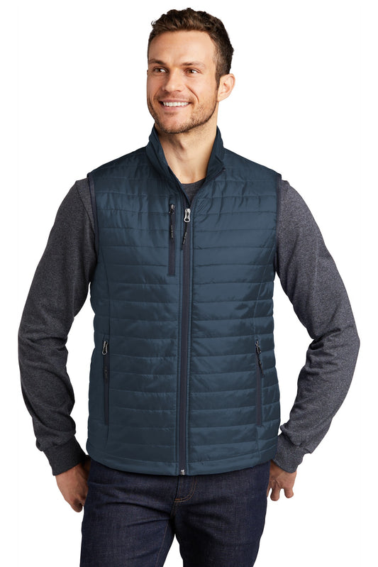 Port Authority  Packable Puffy Vest J851 - Regatta Blue/ River Blue Navy