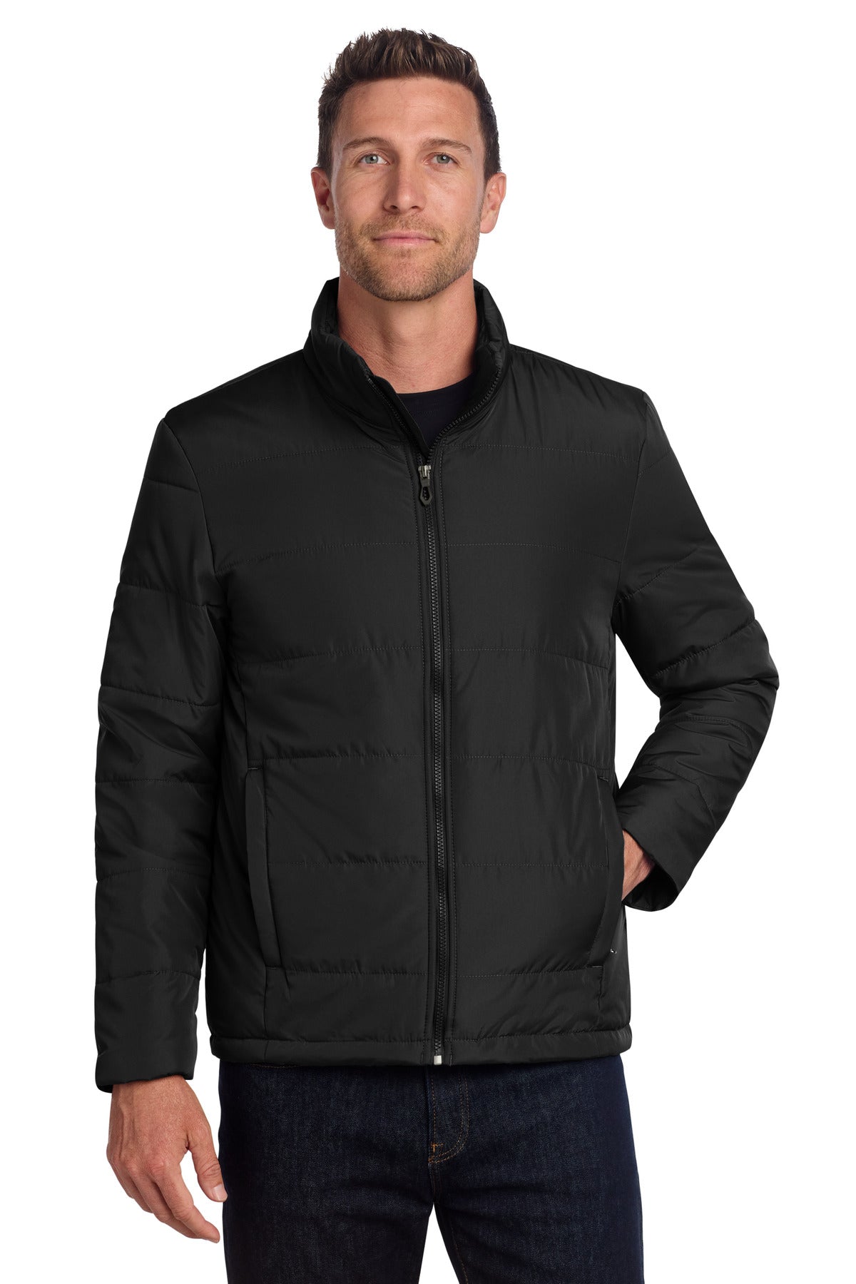 Port Authority Puffer Jacket J852 - Deep Black