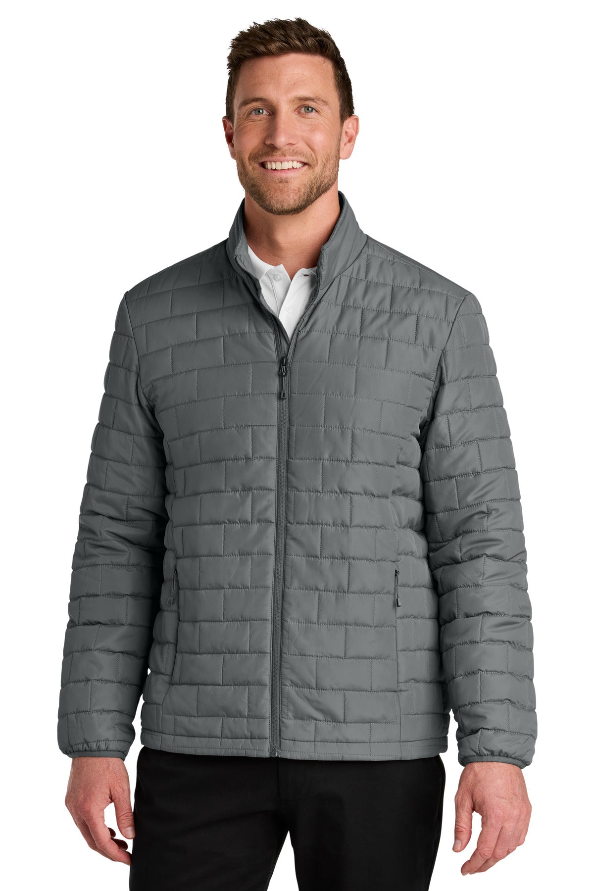 Port Authority C-FREE Brick Jacket J854 - Smoke Grey