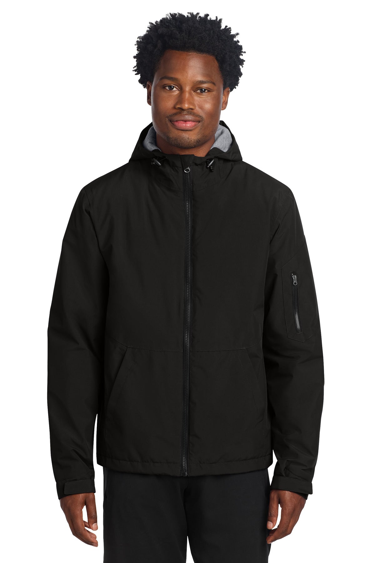 Sport-Tek Waterproof Insulated Jacket JST56 - Black