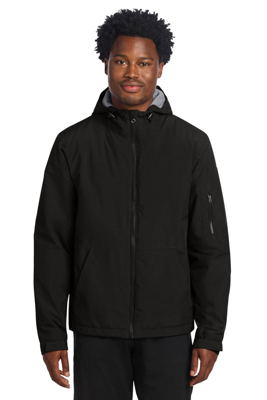 Sport-Tek Waterproof Insulated Jacket JST56 - Black