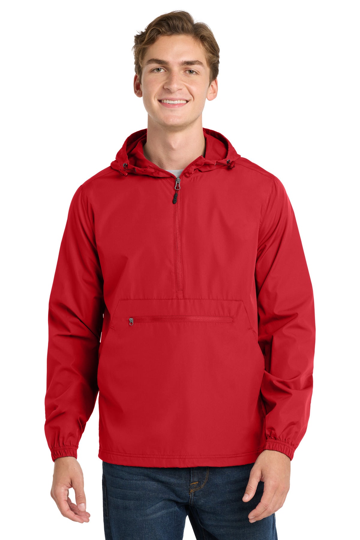 Sport-Tek  Packable Anorak. JST66 - True Red