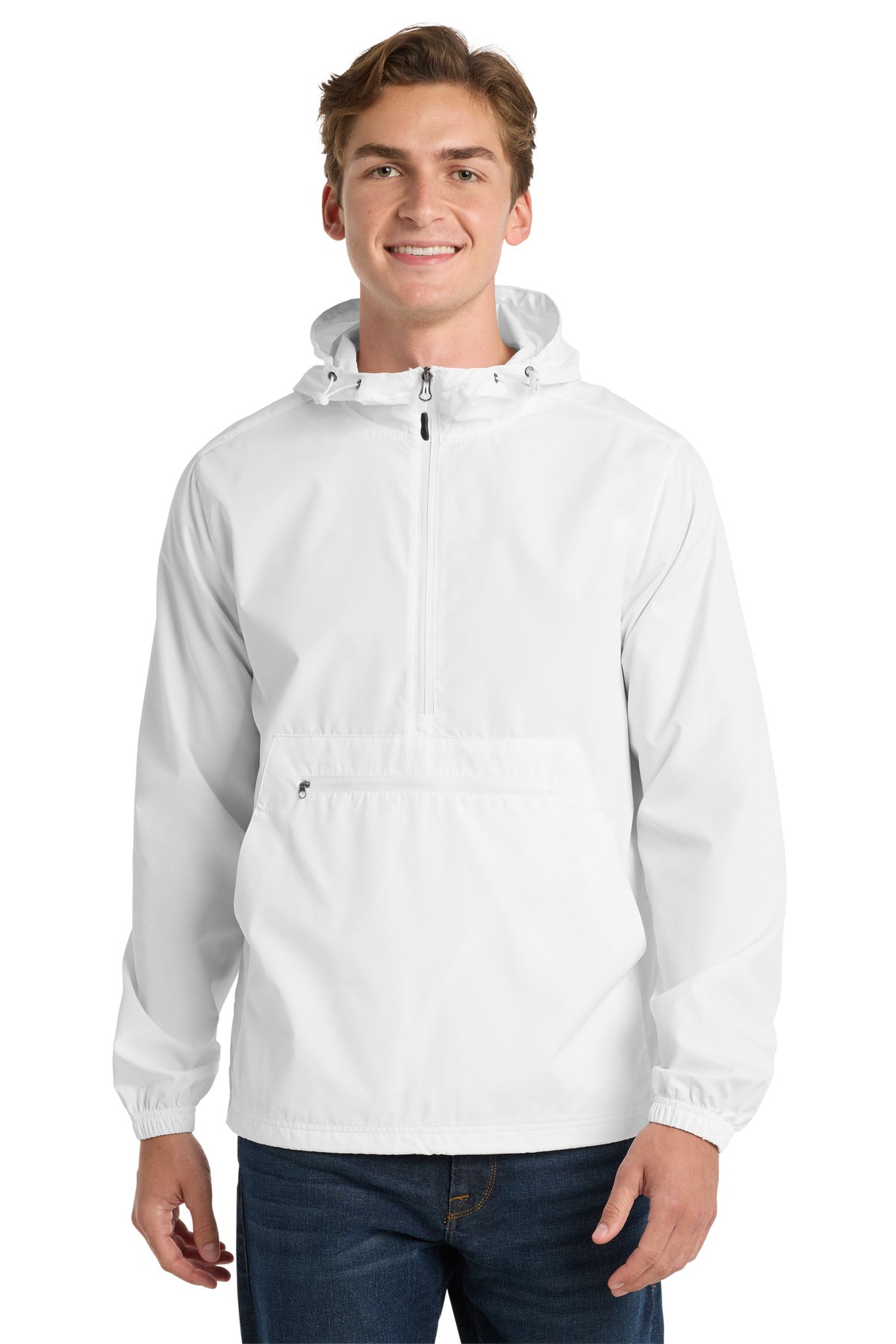 Sport-Tek  Packable Anorak. JST66 - White