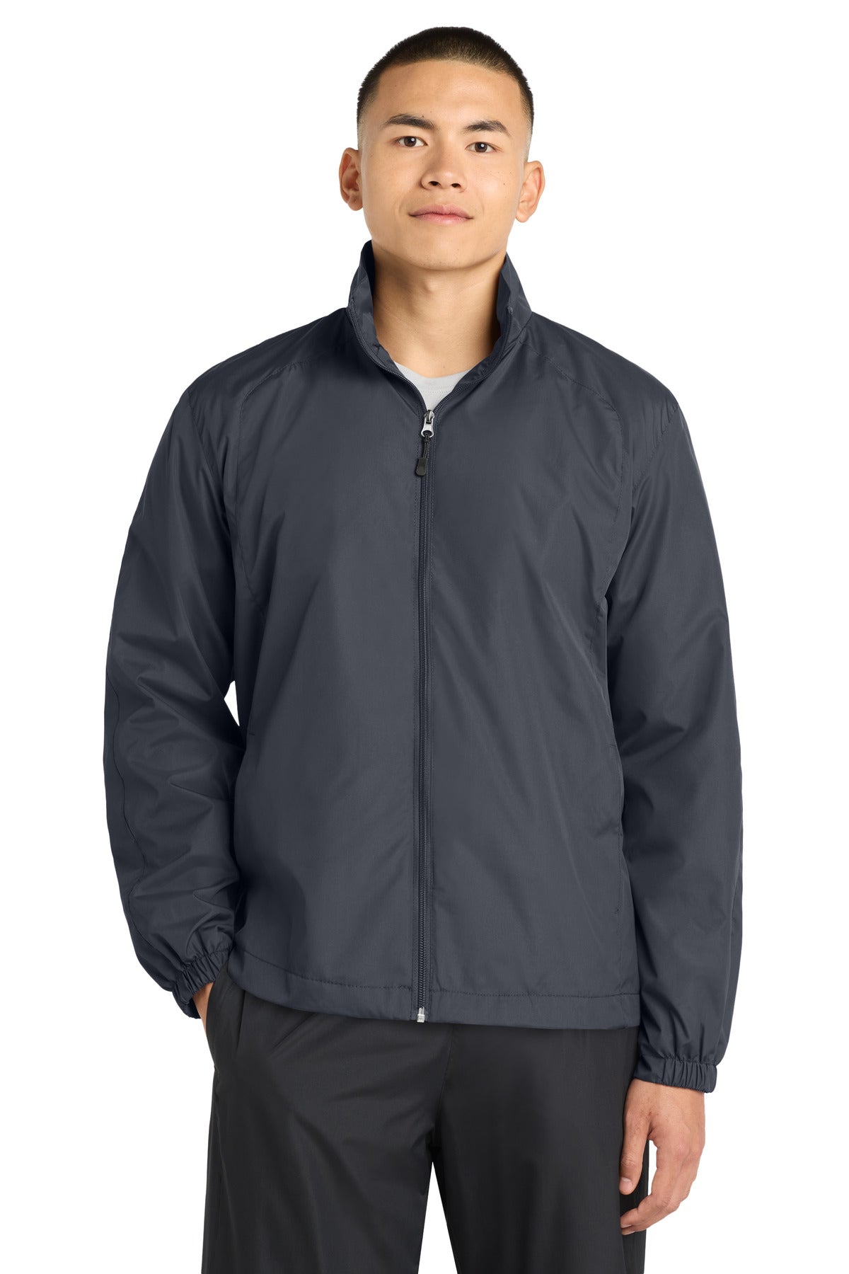 Sport-Tek Full-Zip Wind Jacket. JST70 - Graphite