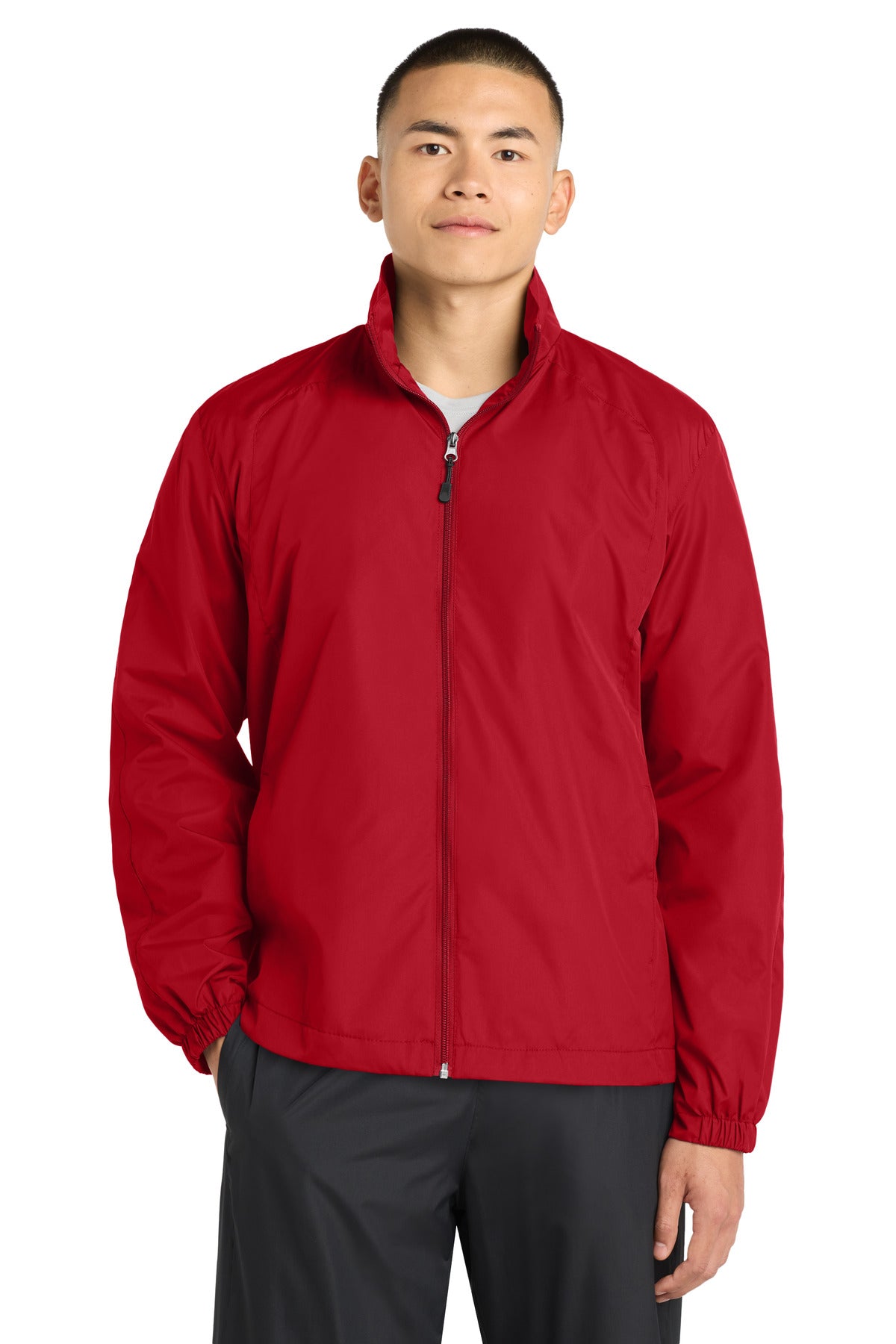 Sport-Tek Full-Zip Wind Jacket. JST70 - True Red