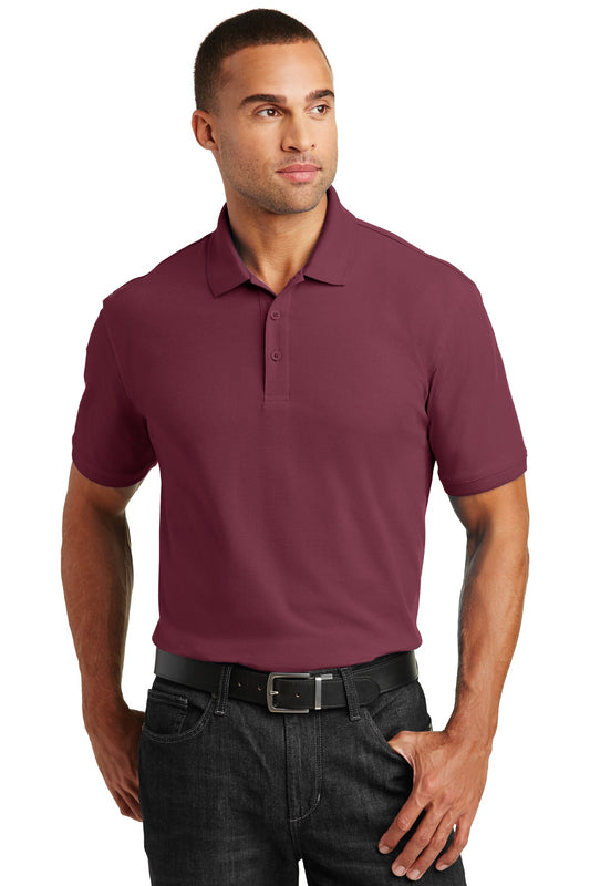 Port Authority Core Classic Pique Polo. K100 - Burgundy