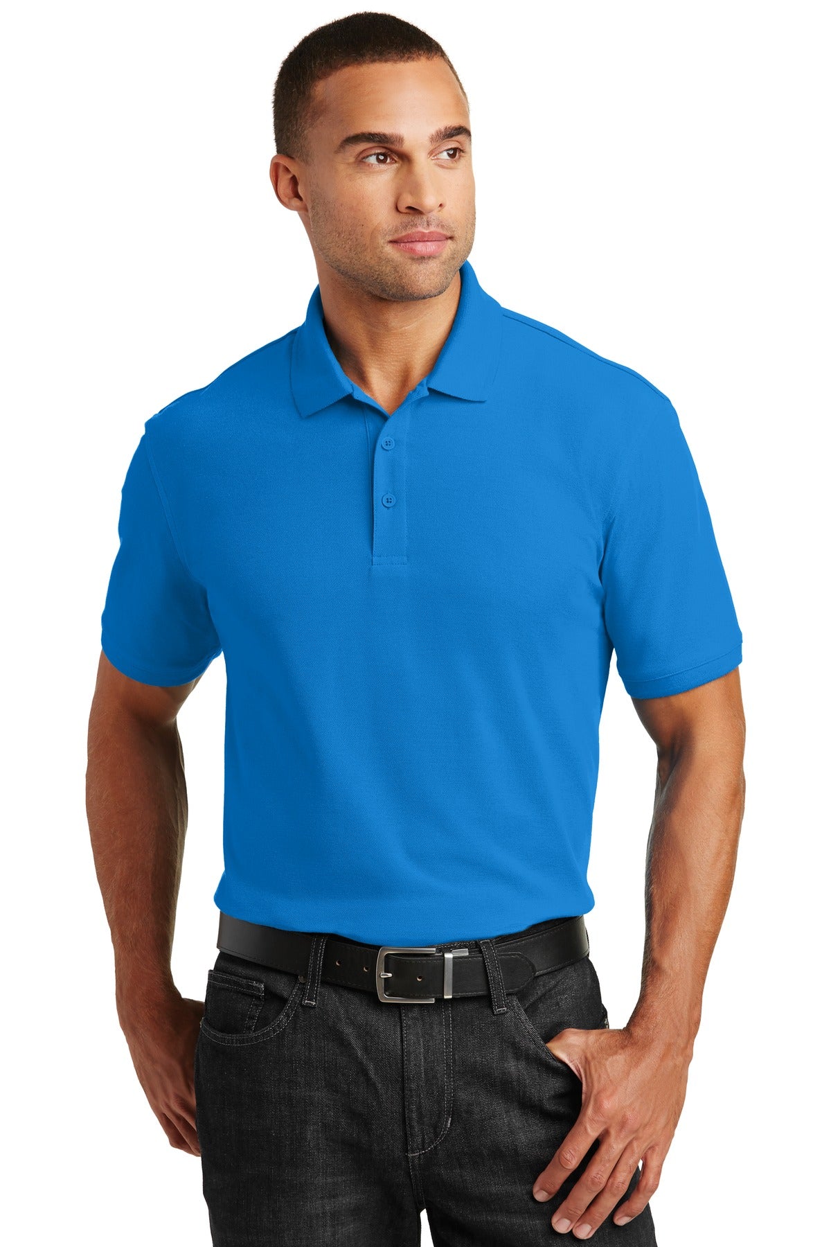 Port Authority Core Classic Pique Polo. K100 - Coastal Blue