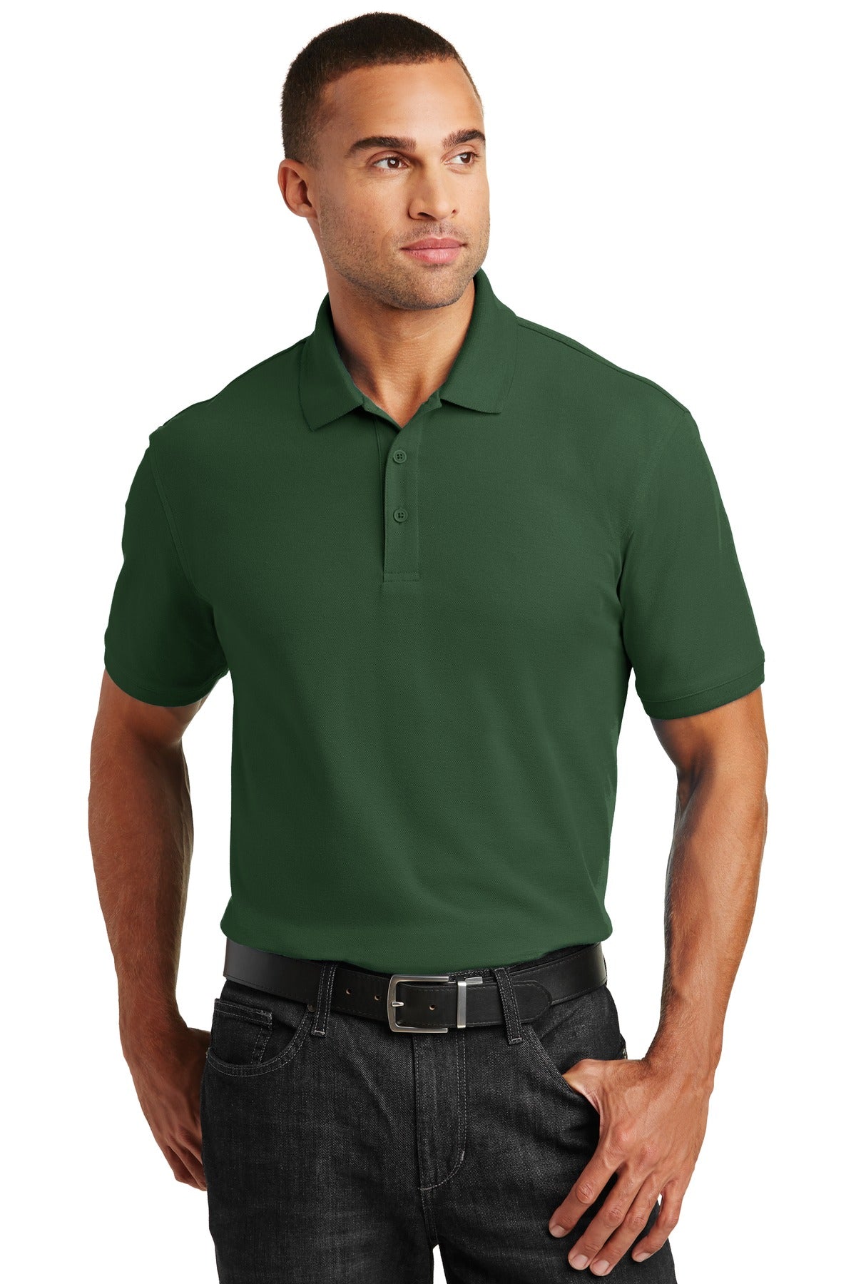 Port Authority Core Classic Pique Polo. K100 - Deep Forest Green