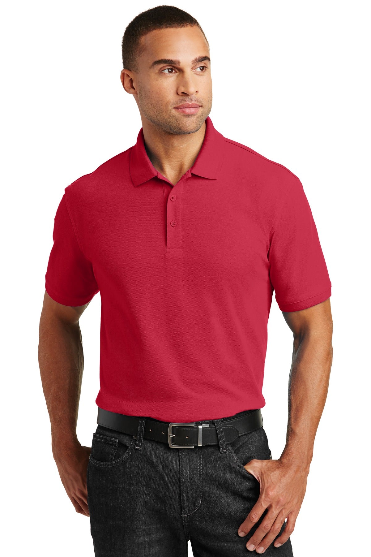 Port Authority Core Classic Pique Polo. K100 - Rich Red