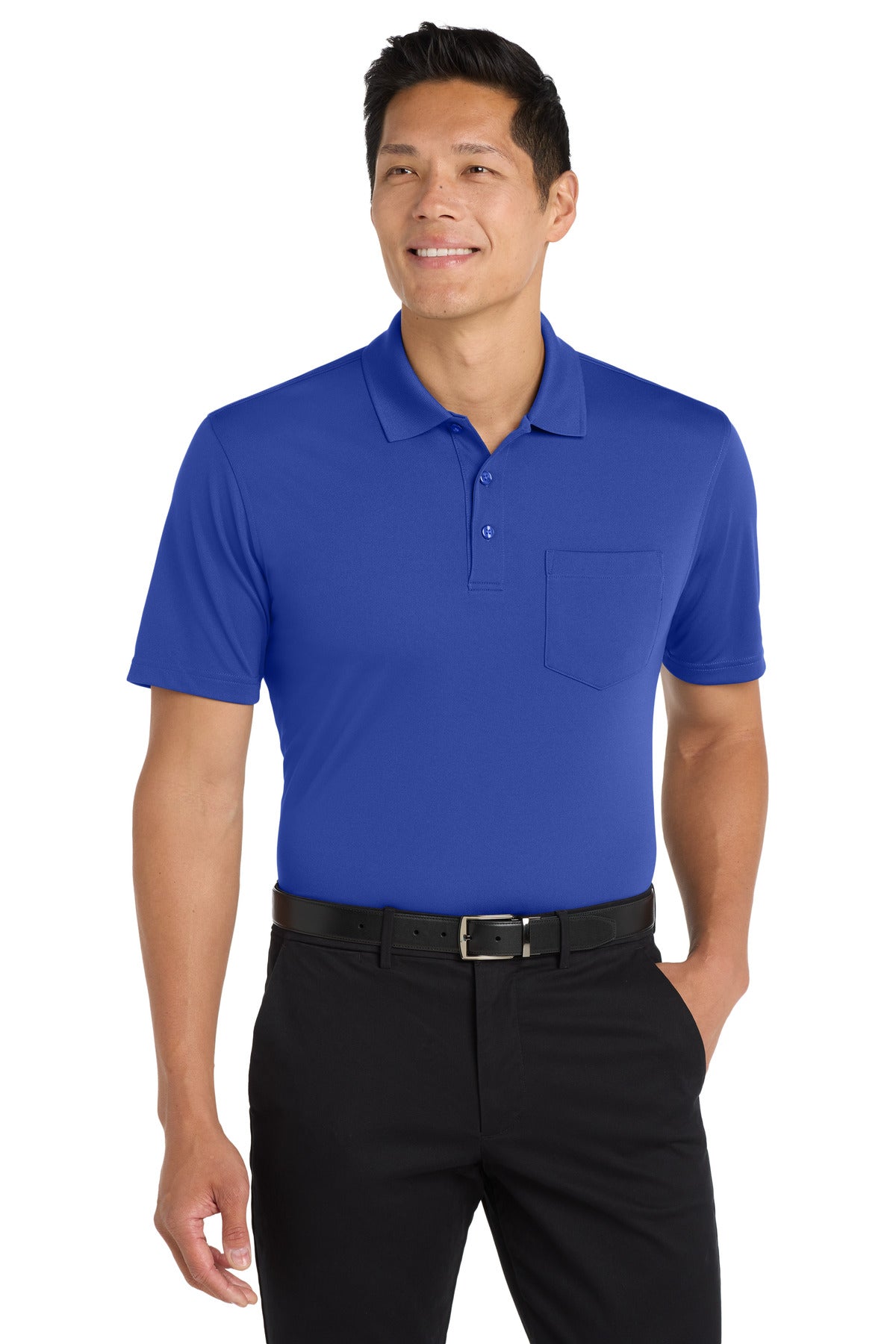 Port Authority Dry Zone UV Micro-Mesh Pocket Polo. K110P - True Royal