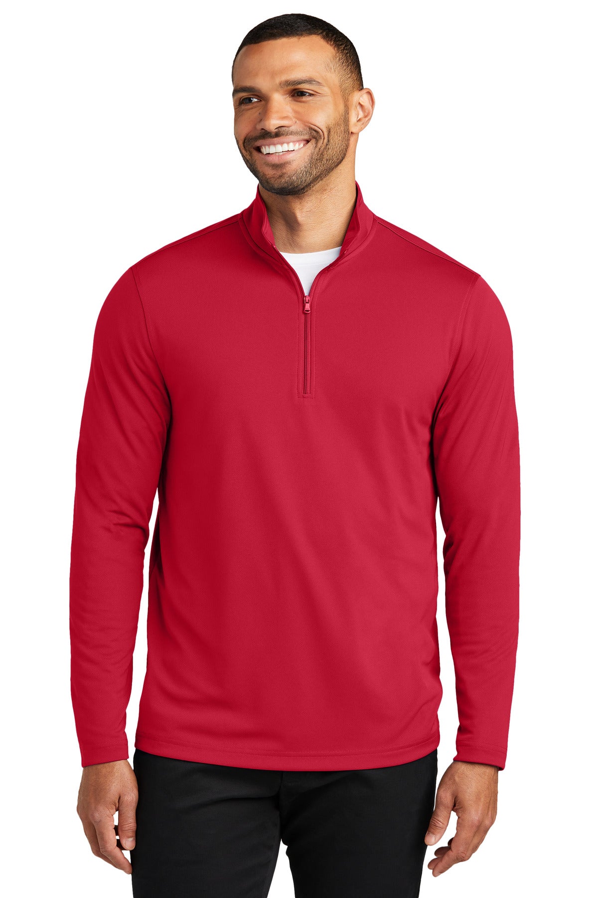 Port Authority Dry Zone UV Micro-Mesh 1/4-Zip K112 - Rich Red