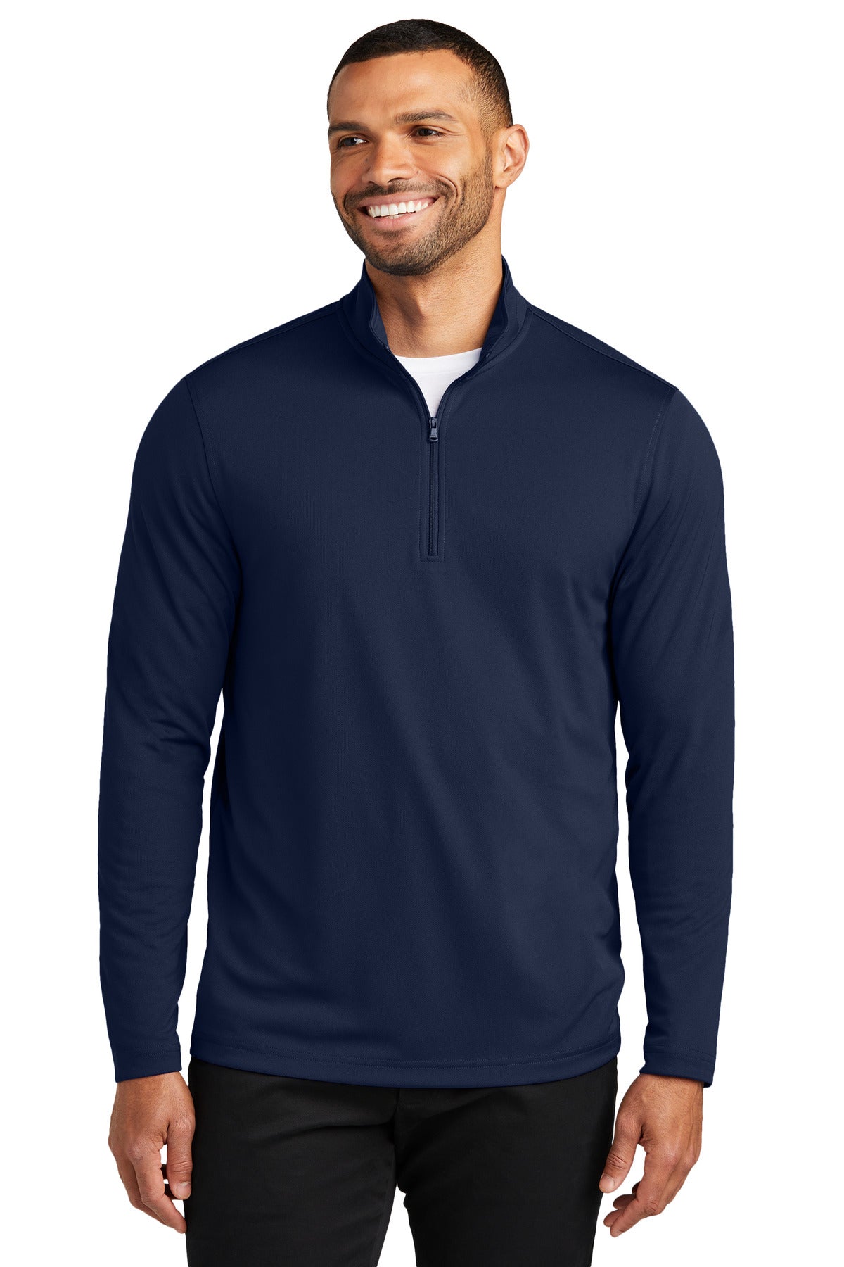 Port Authority Dry Zone UV Micro-Mesh 1/4-Zip K112 - River Blue Navy