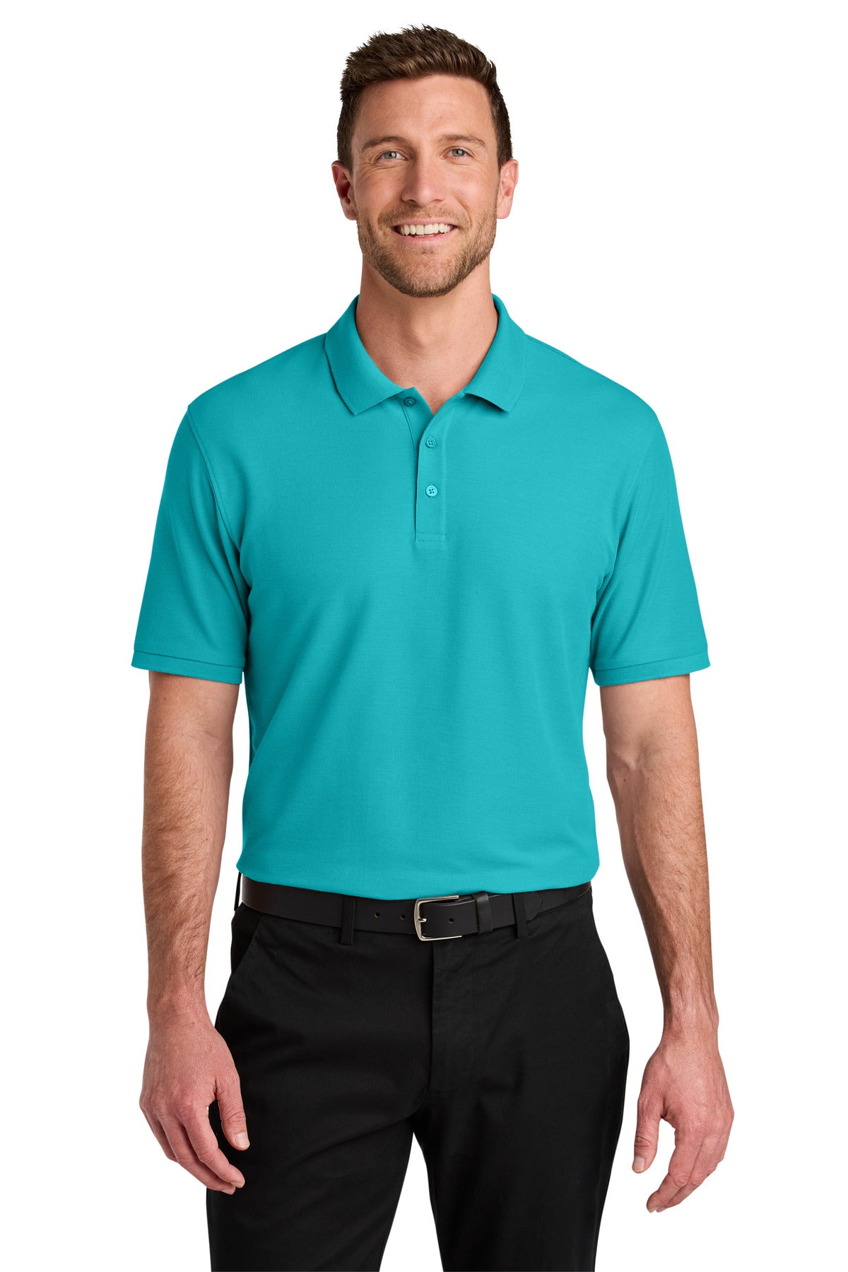Port Authority Wearever Signature Pique Polo K200 - Aquamarine