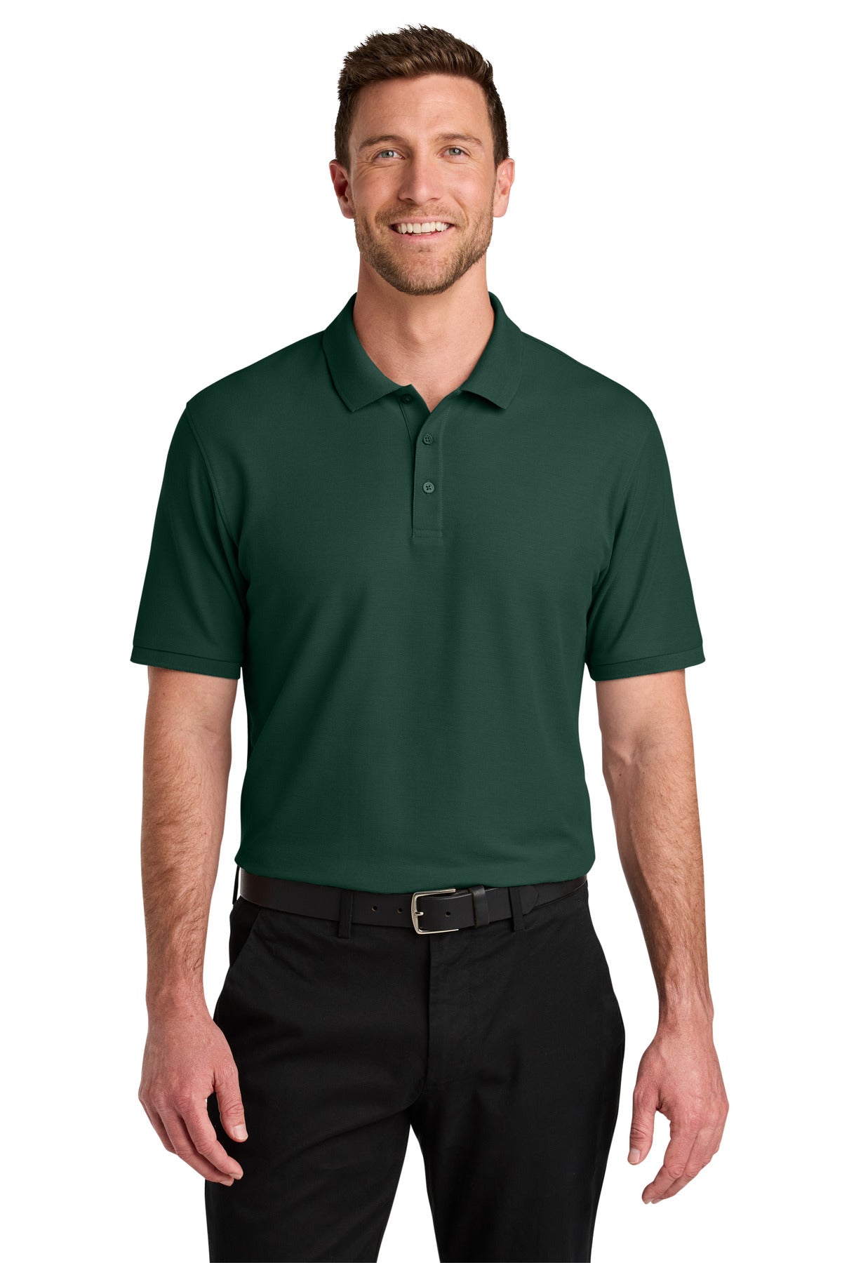Port Authority Wearever Signature Pique Polo K200 - Dark Green