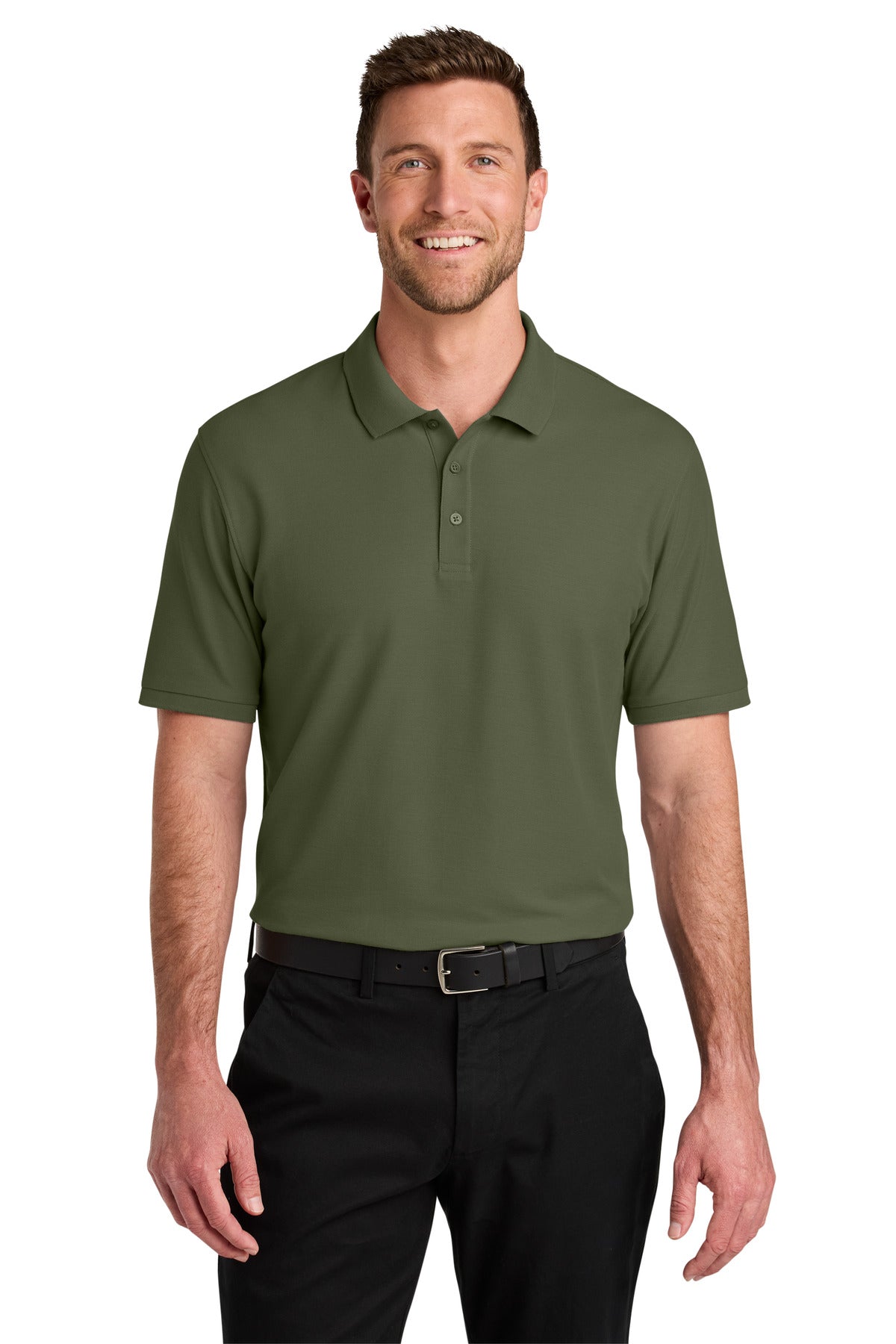 Port Authority Wearever Signature Pique Polo K200 - Olive Drab Green