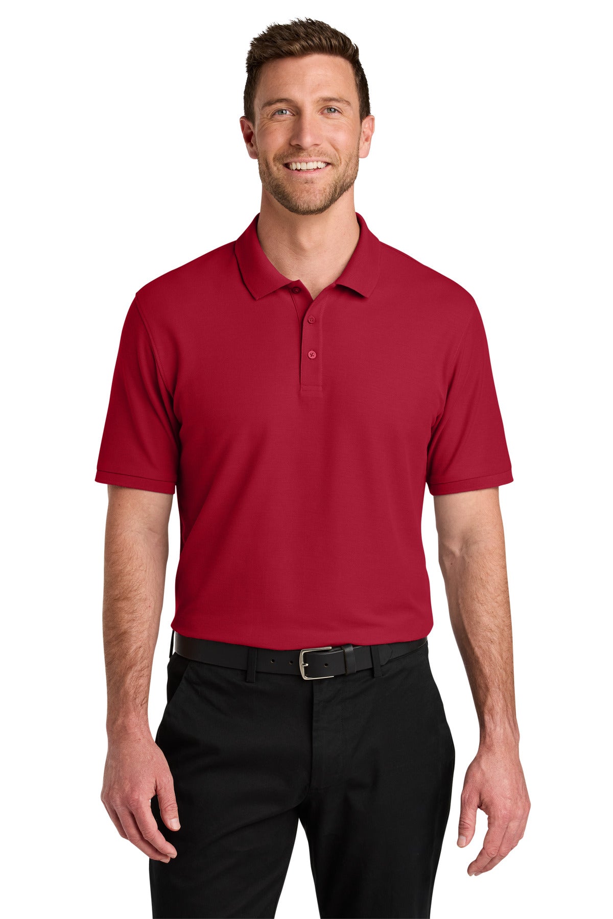 Port Authority Wearever Signature Pique Polo K200 - Red