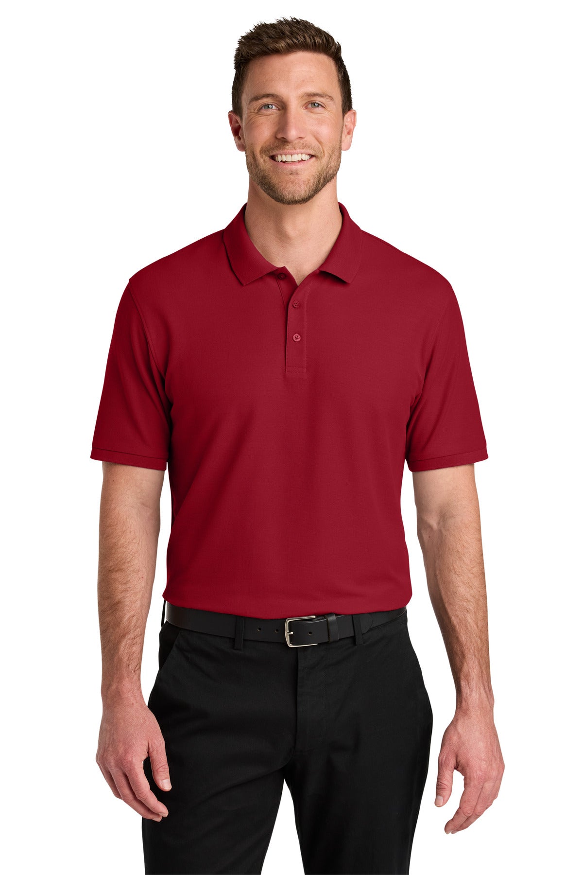 Port Authority Wearever Signature Pique Polo K200 - Rich Red