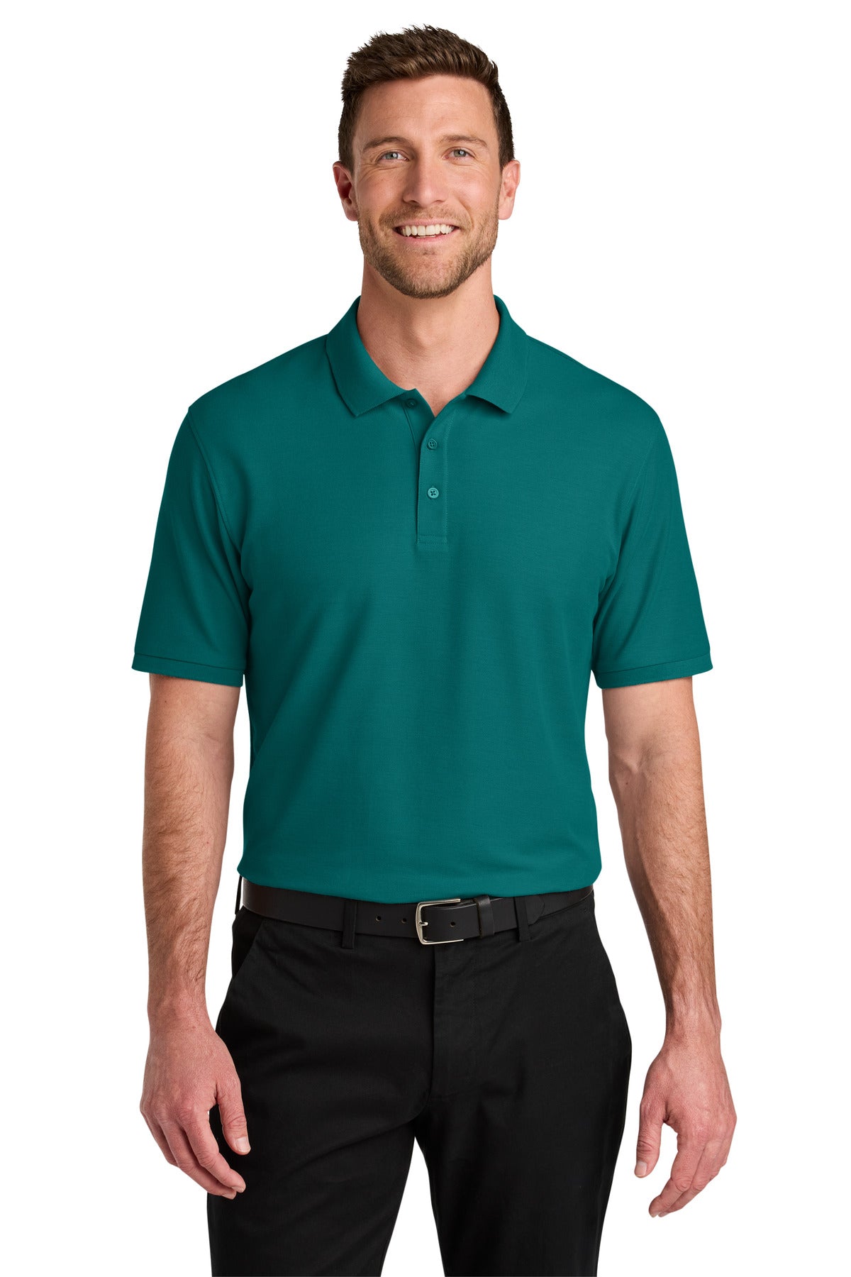 Port Authority Wearever Signature Pique Polo K200 - Teal Green