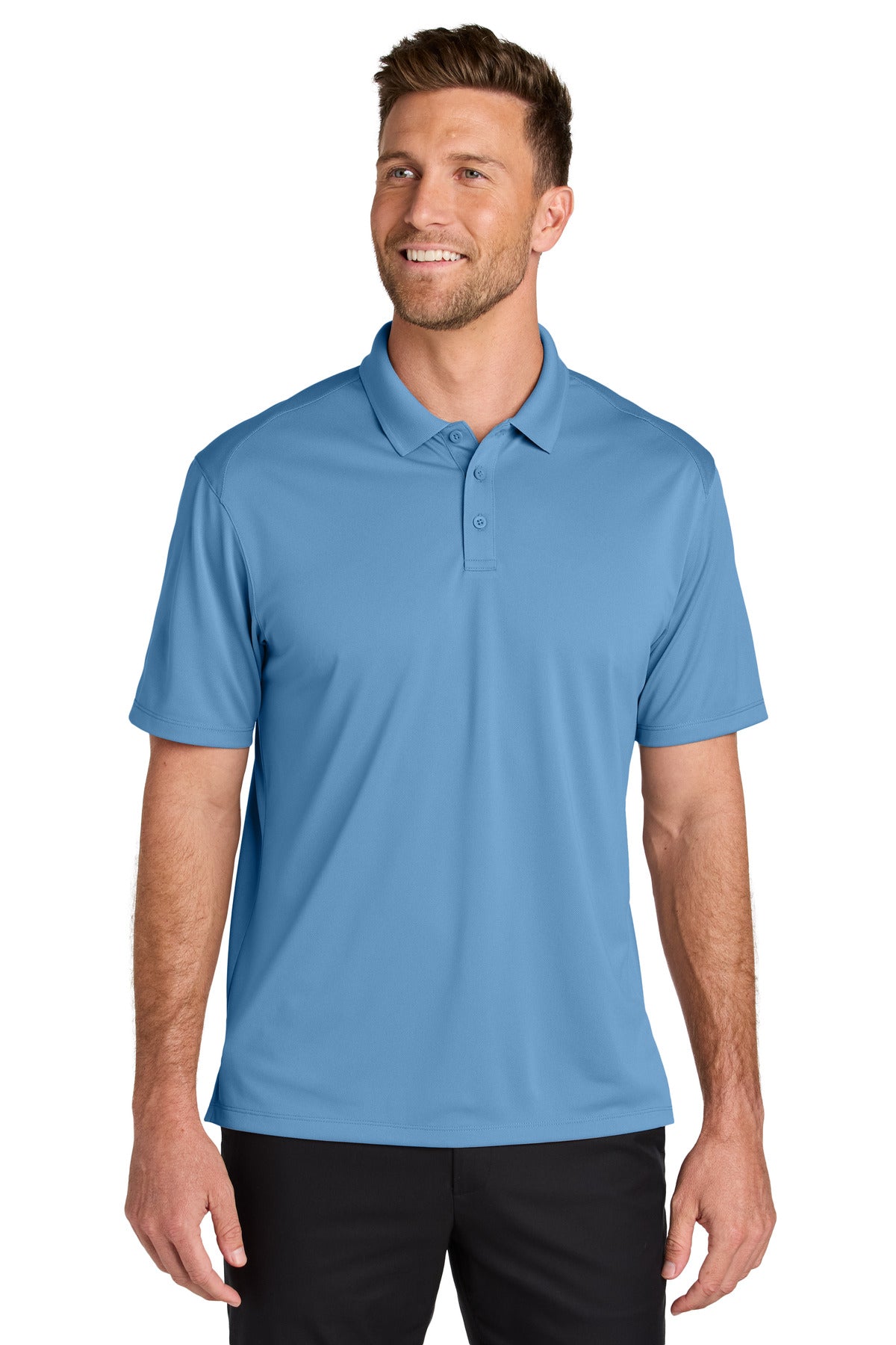 Port Authority Wearever Performance Pique Polo K240 - Carolina Blue