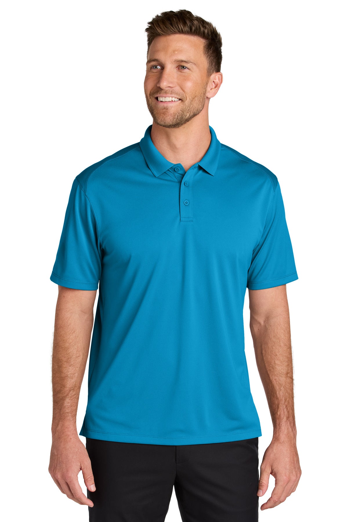 Port Authority Wearever Performance Pique Polo K240 - Parcel Blue