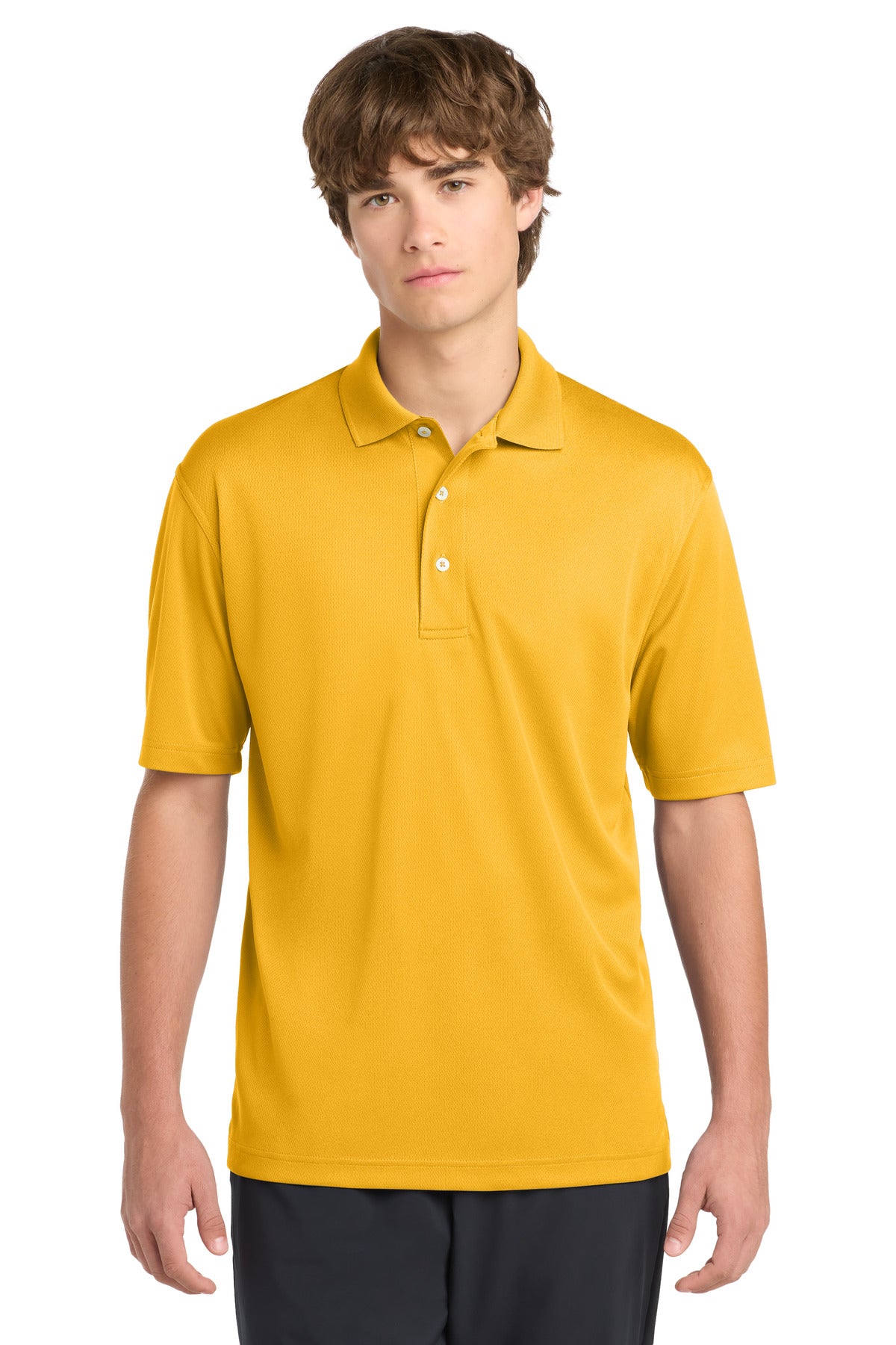 Sport-Tek Dri-Mesh Polo.  K469 - Gold
