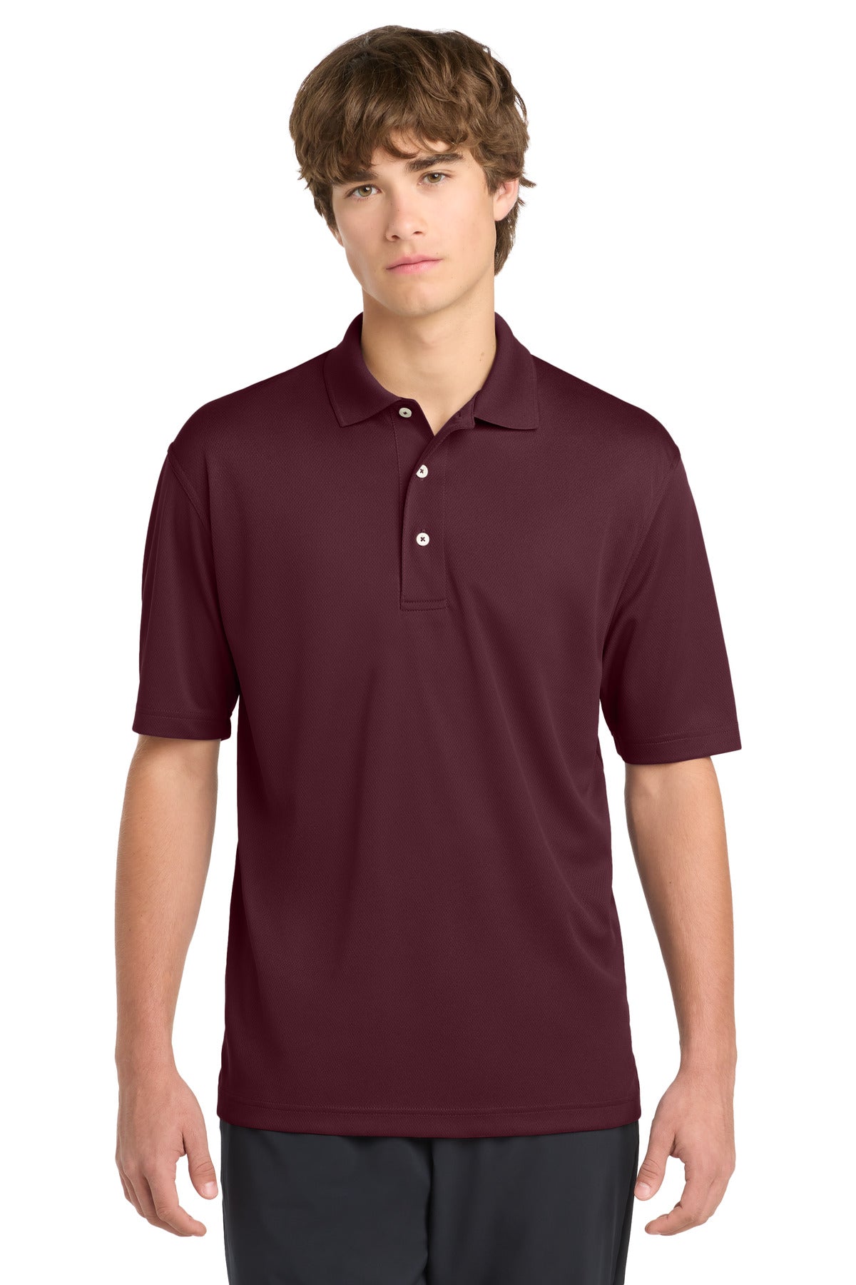 Sport-Tek Dri-Mesh Polo.  K469 - Maroon