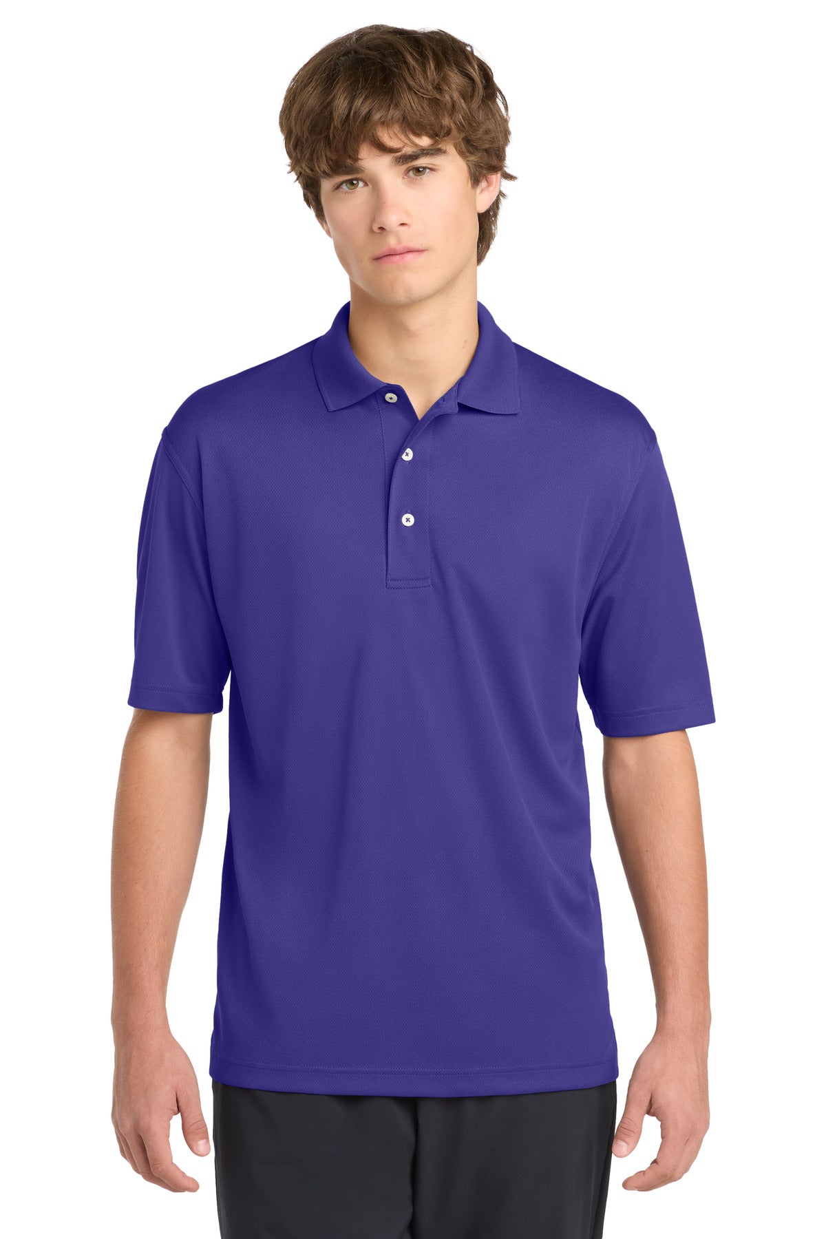 Sport-Tek Dri-Mesh Polo.  K469 - Purple