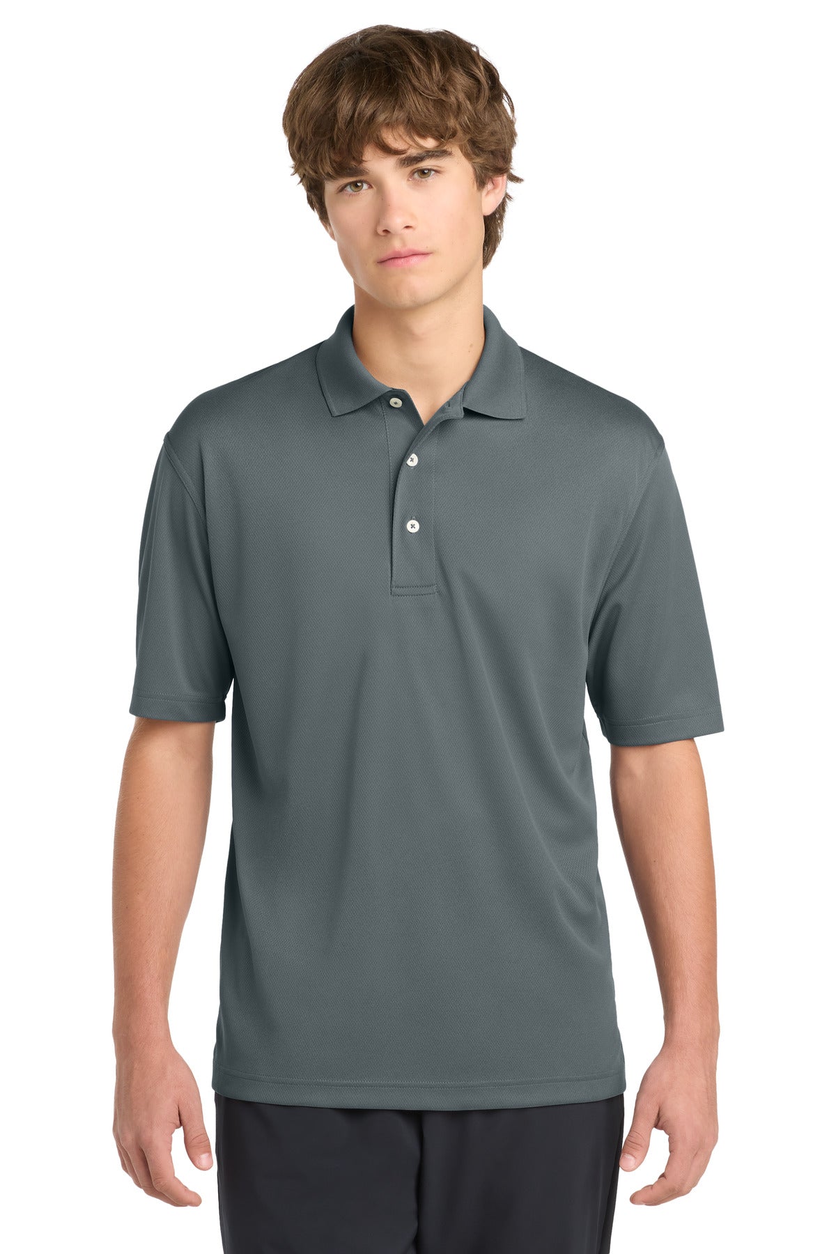 Sport-Tek Dri-Mesh Polo.  K469 - Steel