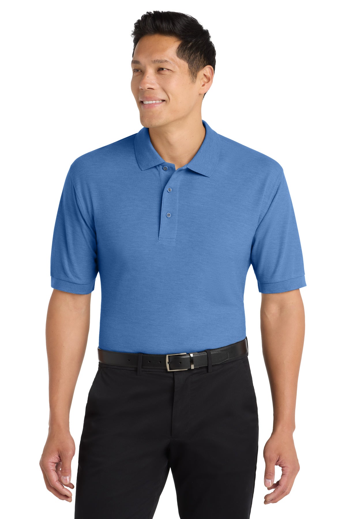 Port Authority Extended Size Silk Touch Polo K500ES - Ultramarine Blue