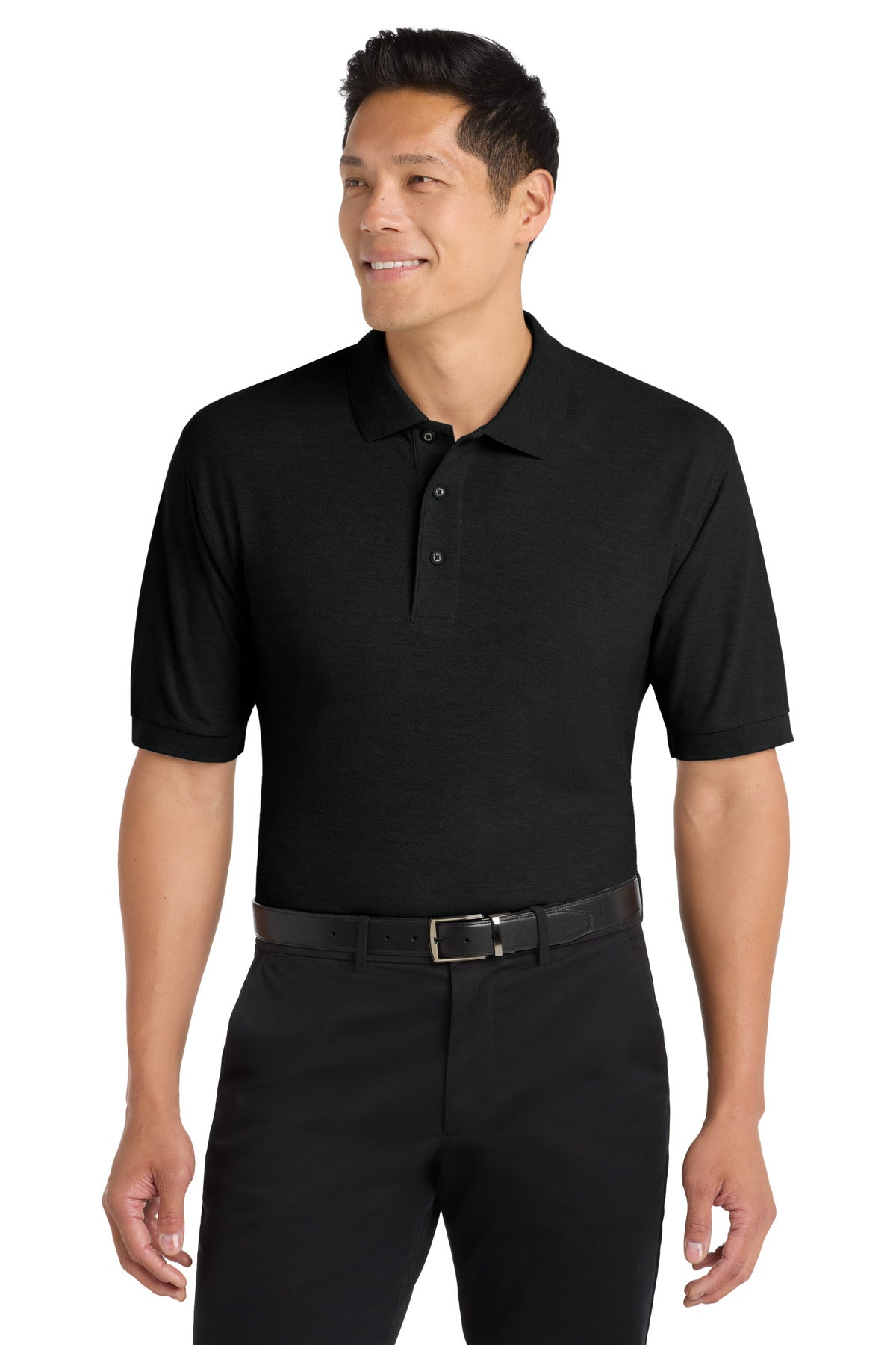 Port Authority Silk Touch Polo K500 - Black